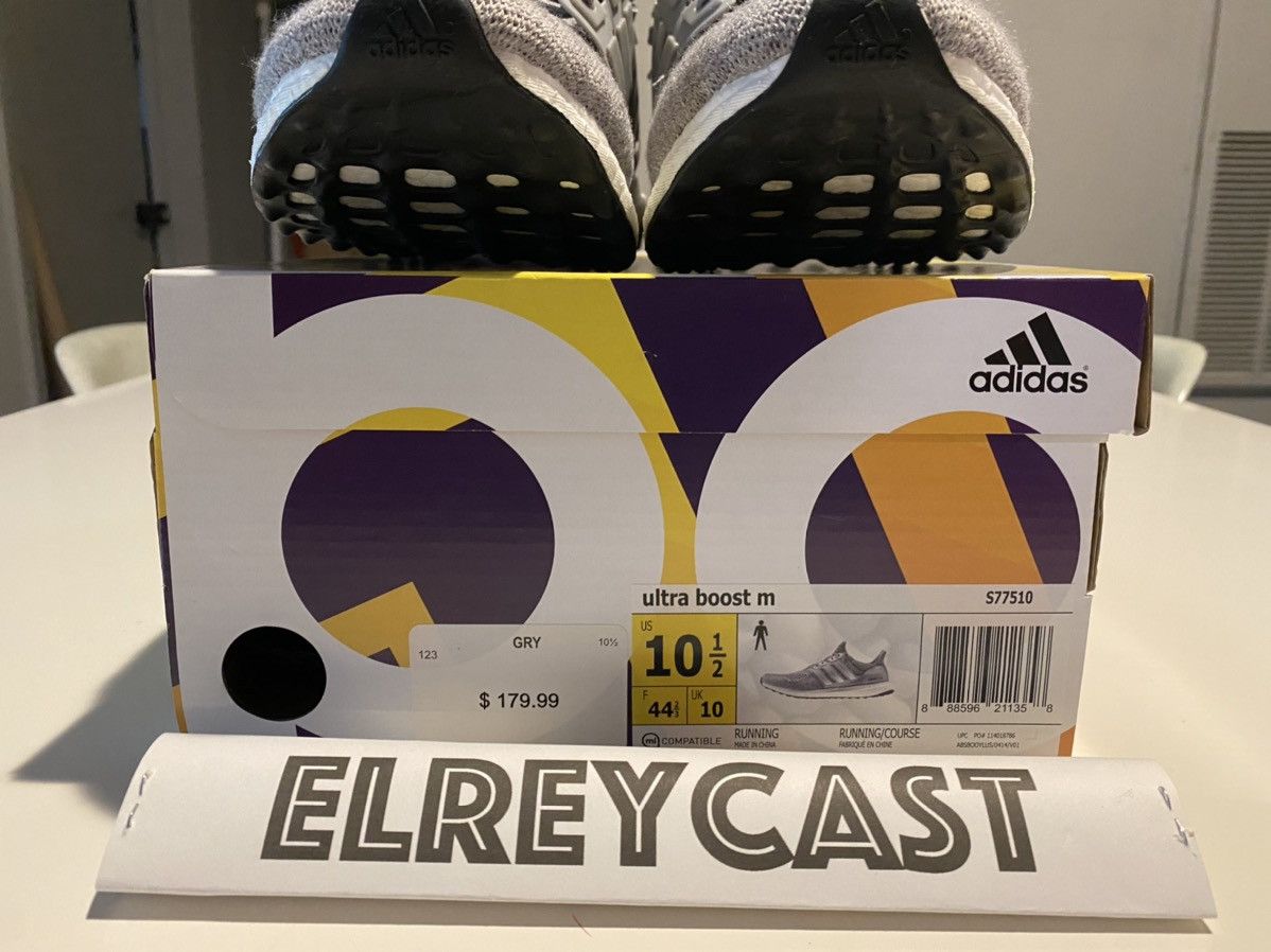 Adidas Adidas UltraBoost 1.0 Wool Grey 2015 Size US 10.5 / EU 43-44 - 4 Thumbnail