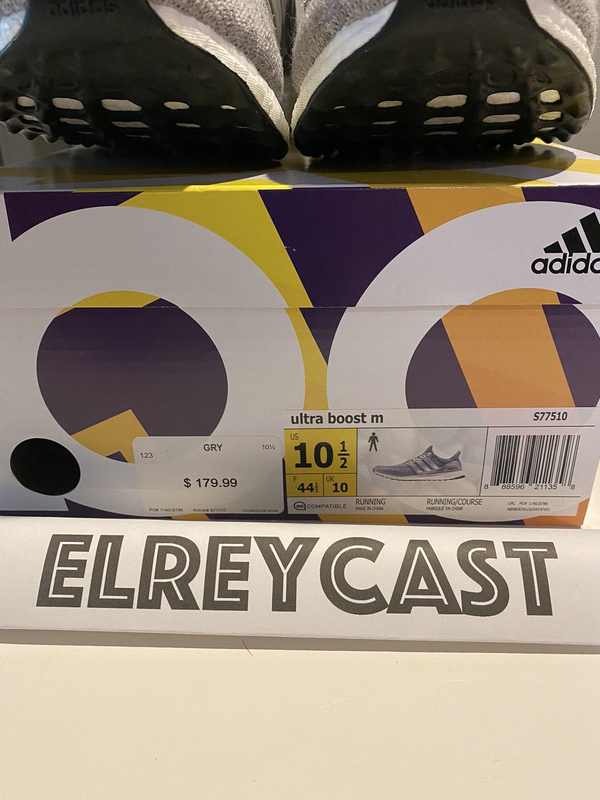 Adidas Adidas UltraBoost 1.0 Wool Grey 2015 Size US 10.5 / EU 43-44 - 7 Thumbnail