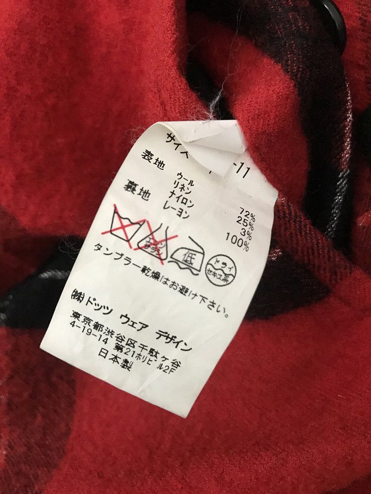 Vintage ZUBON + UR Japan Tartan Wool Trouser Pant Size US 30 / EU 46 - 11 Thumbnail