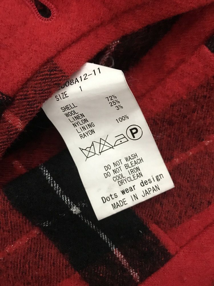 Vintage ZUBON + UR Japan Tartan Wool Trouser Pant Size US 30 / EU 46 - 12 Thumbnail