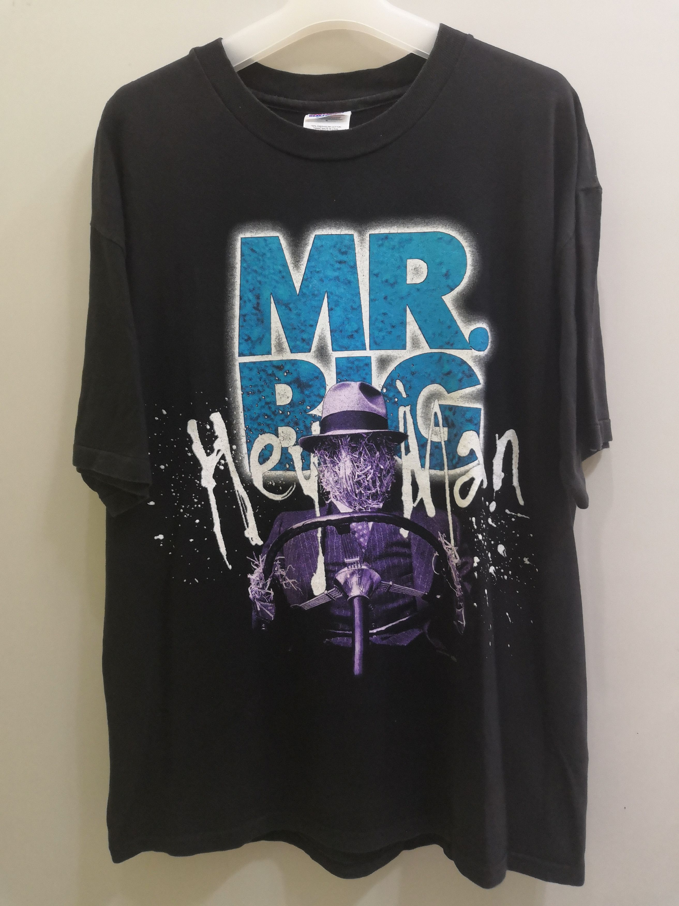 Band Tees × Vintage Vintage 90s MR.BIG : Hey Man | Grailed 