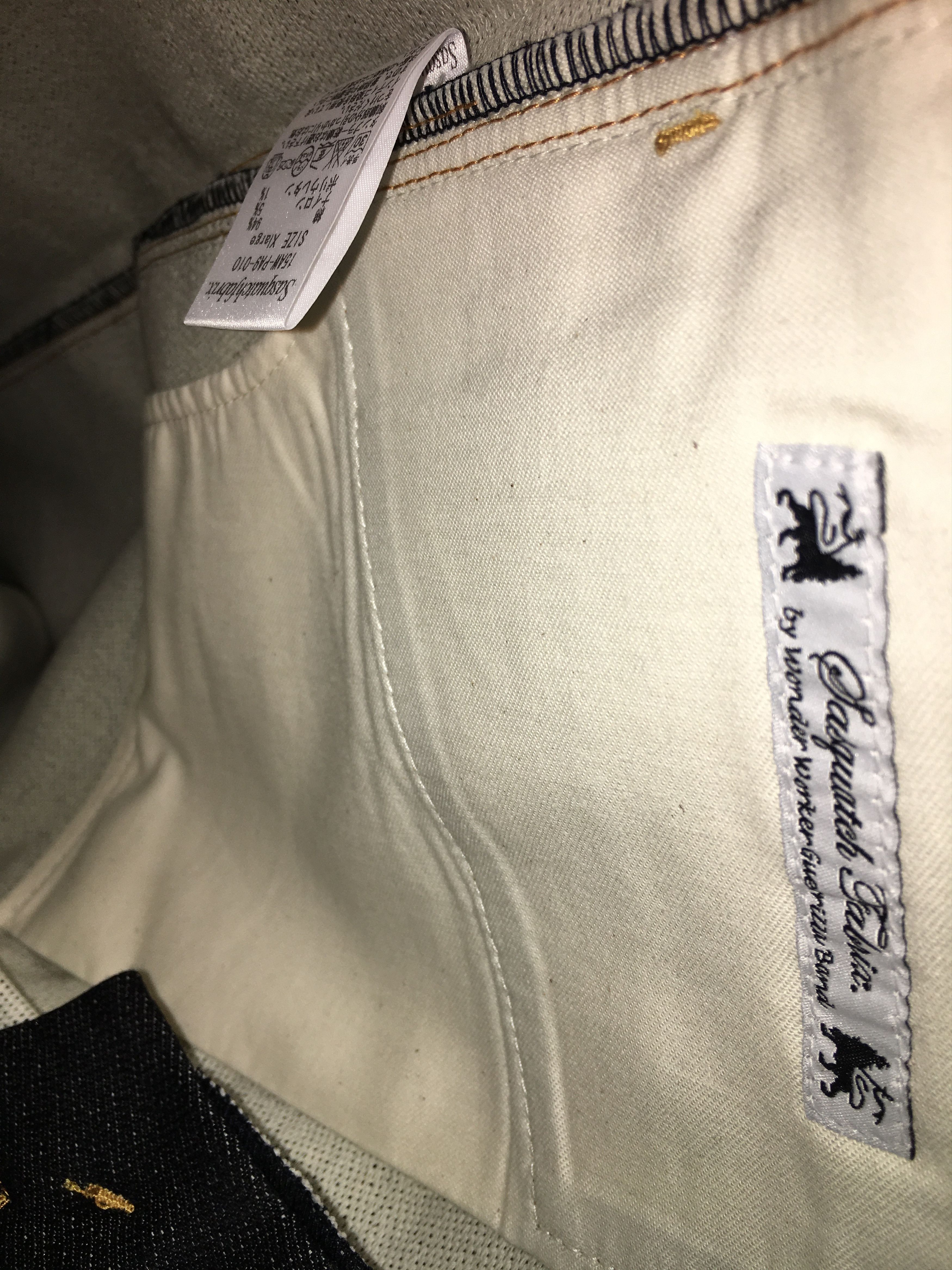 Sasquatchfabrix Indigo Knit Like Denim Tapered Slim Pants Size US 35 - 9 Thumbnail