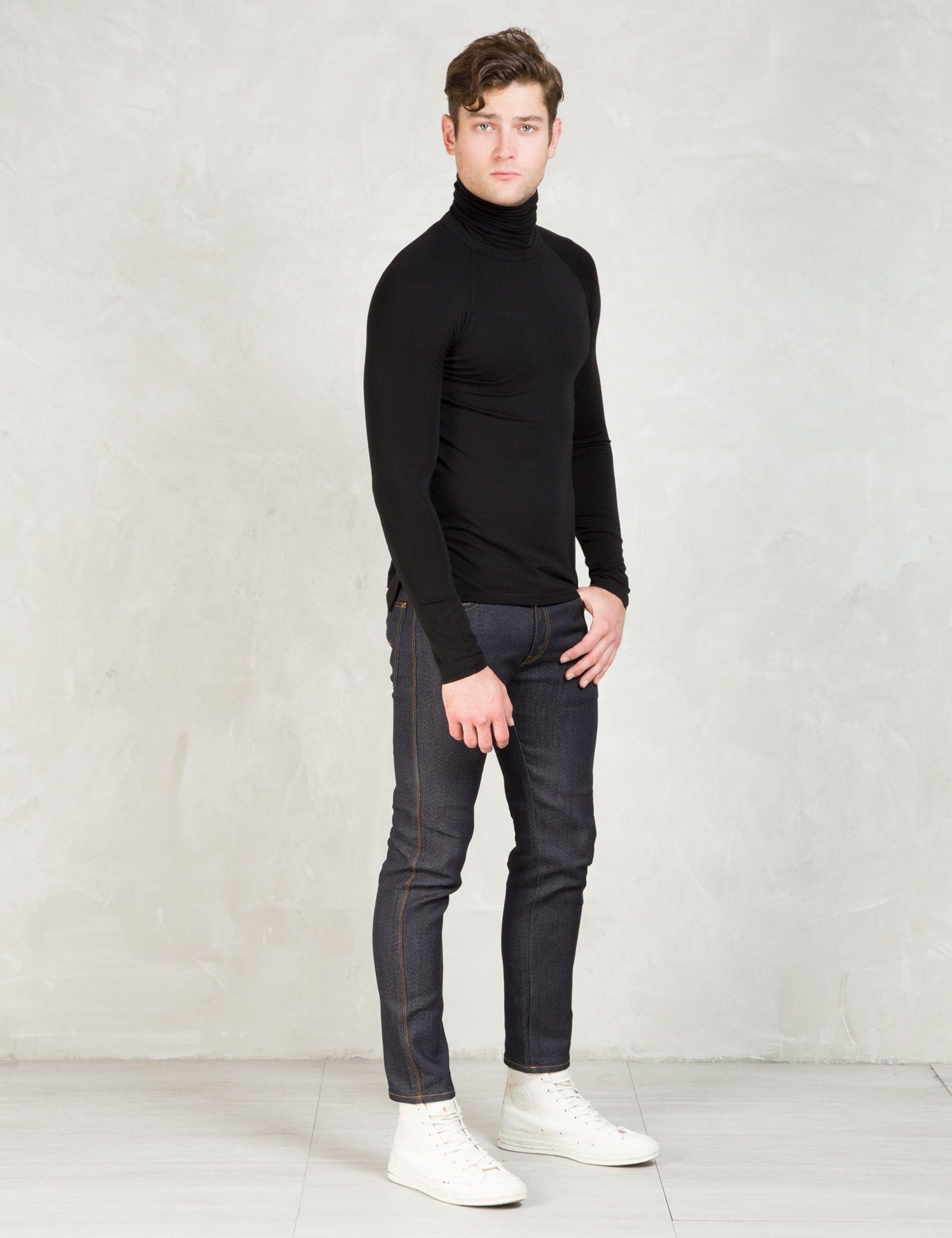 Sasquatchfabrix Indigo Knit Like Denim Tapered Slim Pants Size US 35 - 3 Thumbnail