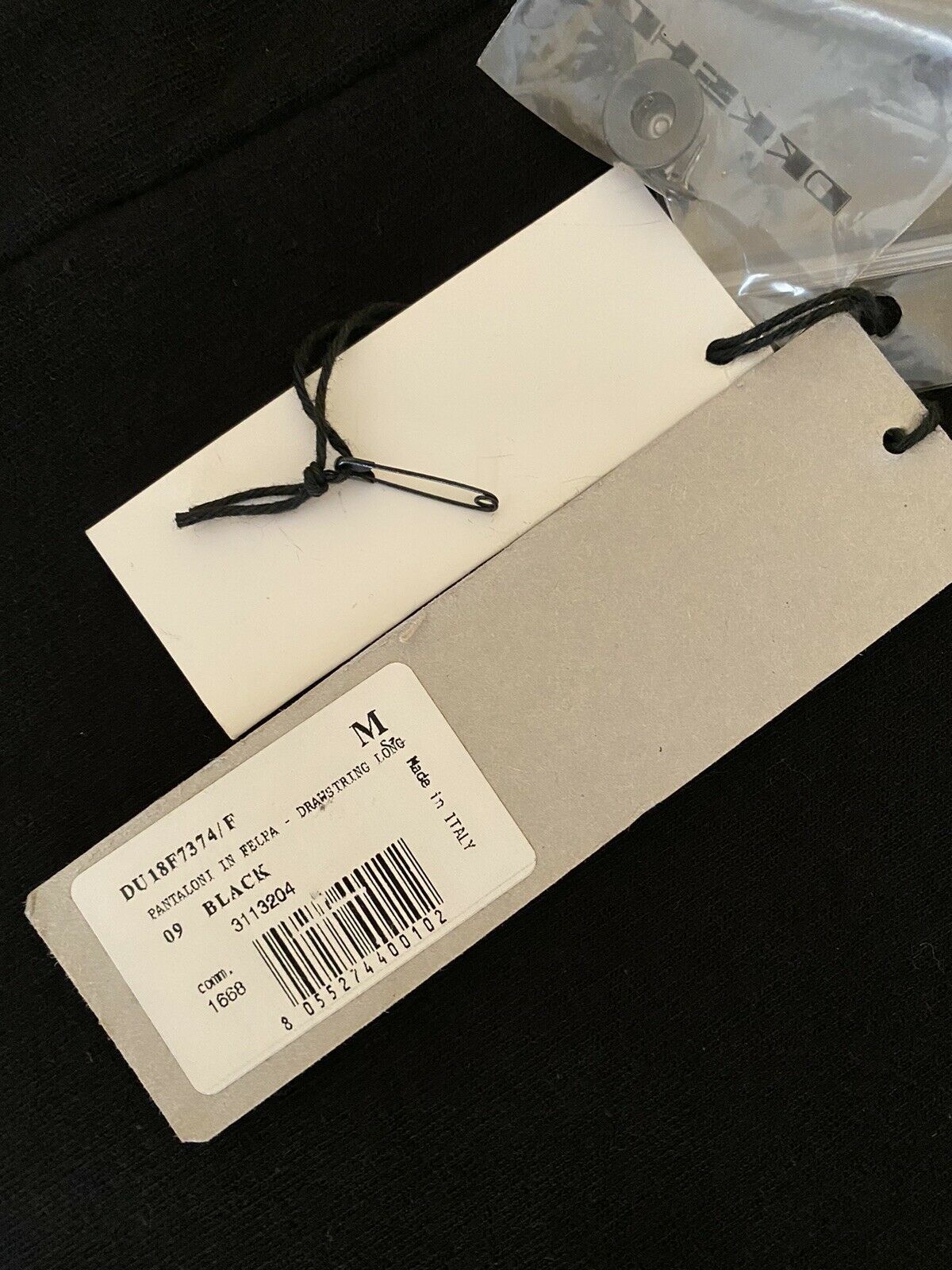 Rick Owens Drkshdw RICK OWENS DRKSHDW Drawstring Drop Crotch Trousers Size US 32 / EU 48 - 6 Thumbnail