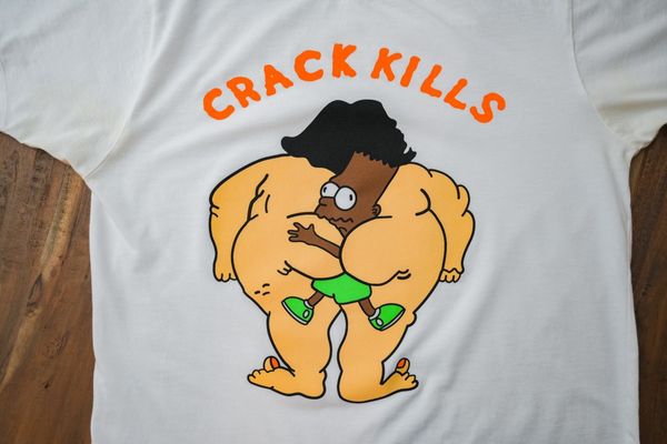 Vintage Crack Kills Bottle of Smoke Bart Simpson | Grailed