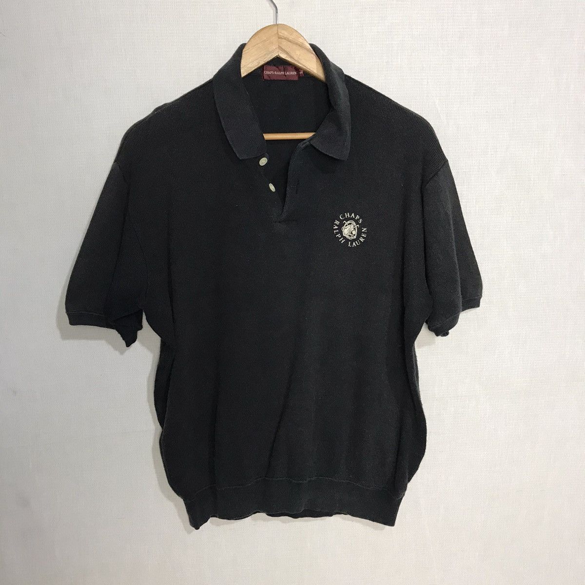 Chaps Ralph Lauren Chaps collar short sleeve sweater Size US L / EU 52-54 / 3 - 1 Thumbnail