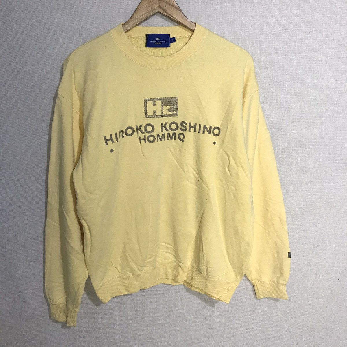 Hiroko Koshino Homme Hiroko koshino homme crewneck embroidery spell Size US M / EU 48-50 / 2 - 1 Thumbnail