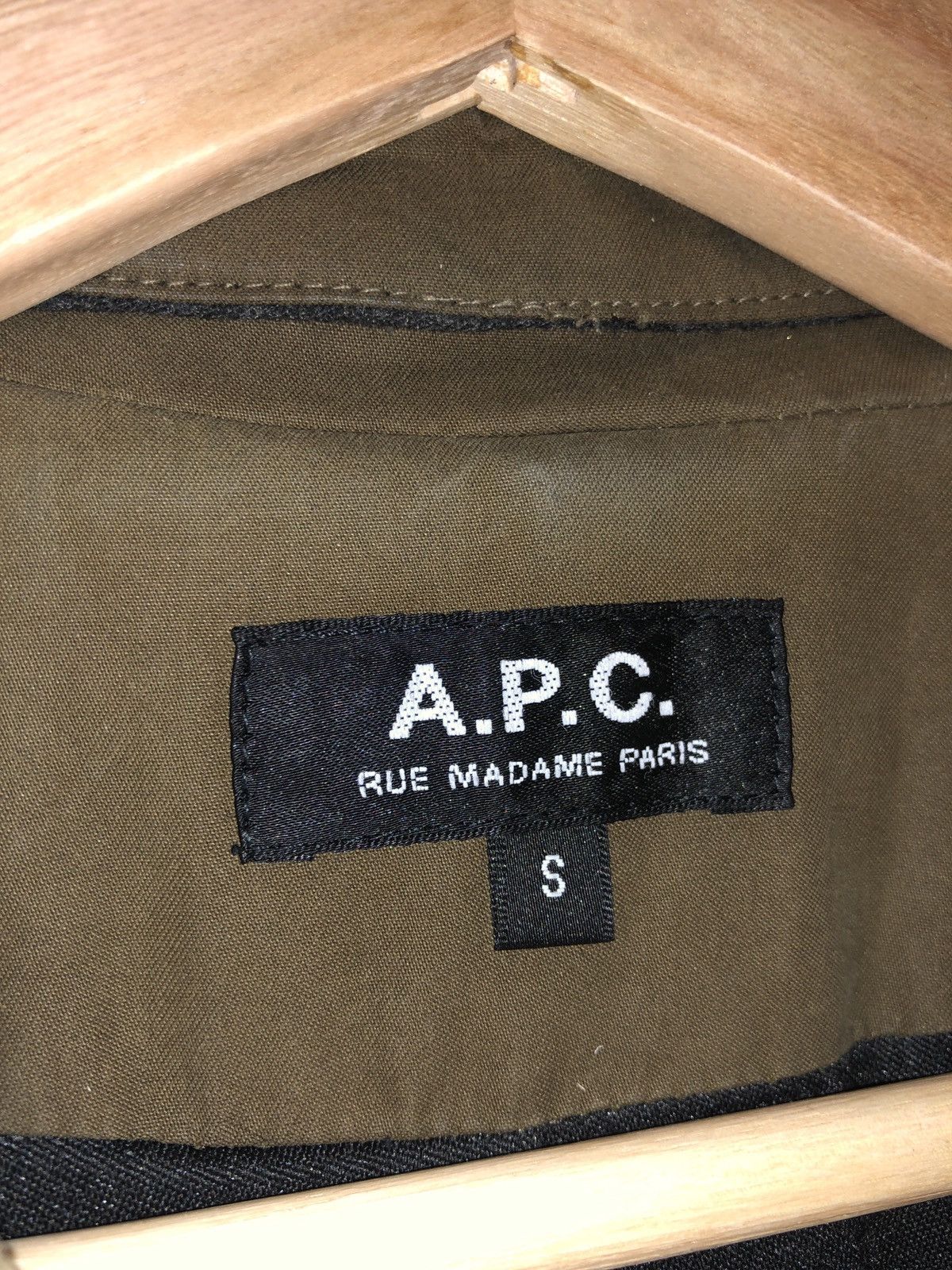 A.P.C. A.P.C. Men’s Coat - Green/Khaki Size Small Size US S / EU 44-46 / 1 - 3 Thumbnail