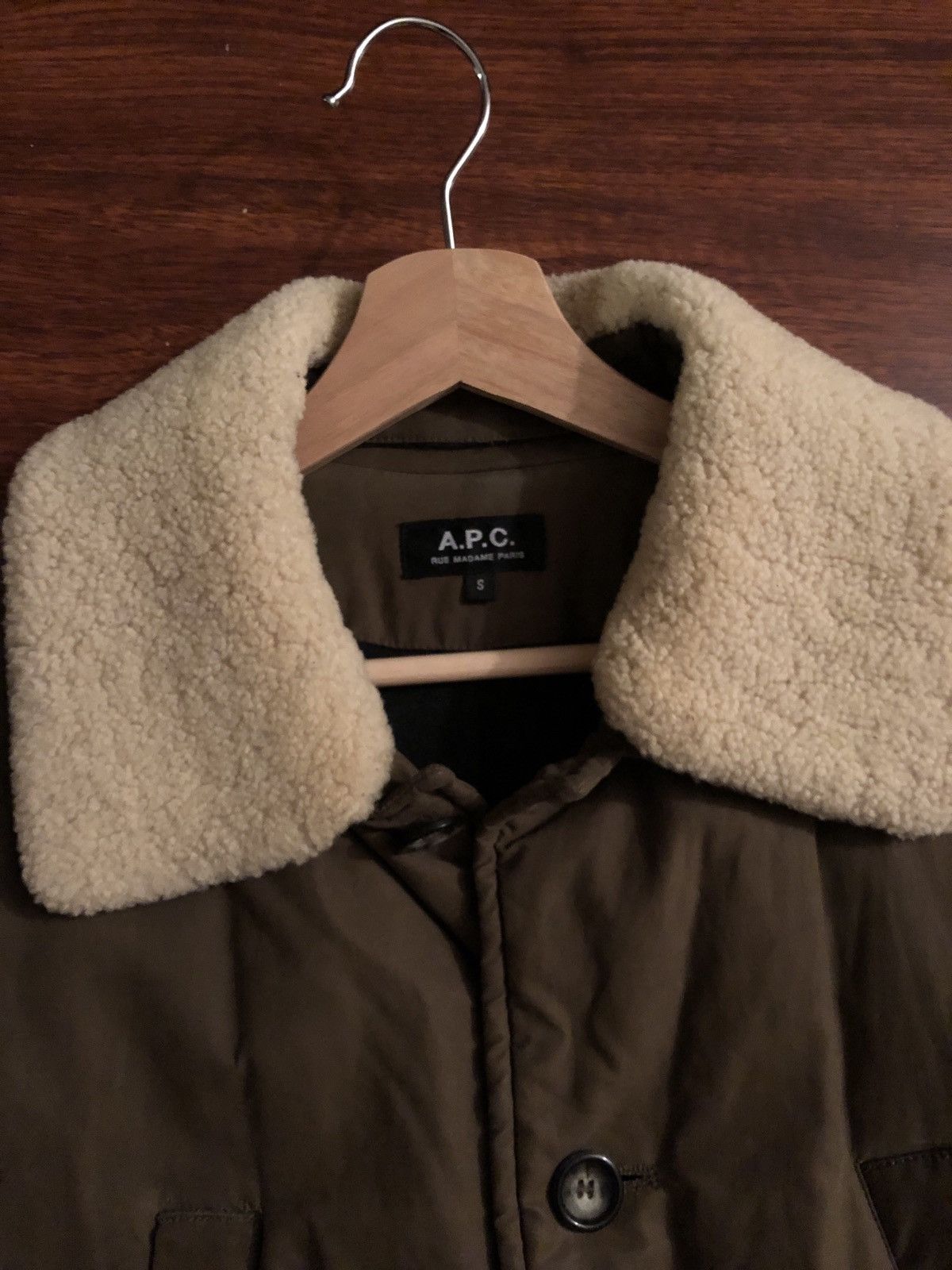 A.P.C. A.P.C. Men’s Coat - Green/Khaki Size Small Size US S / EU 44-46 / 1 - 1 Thumbnail