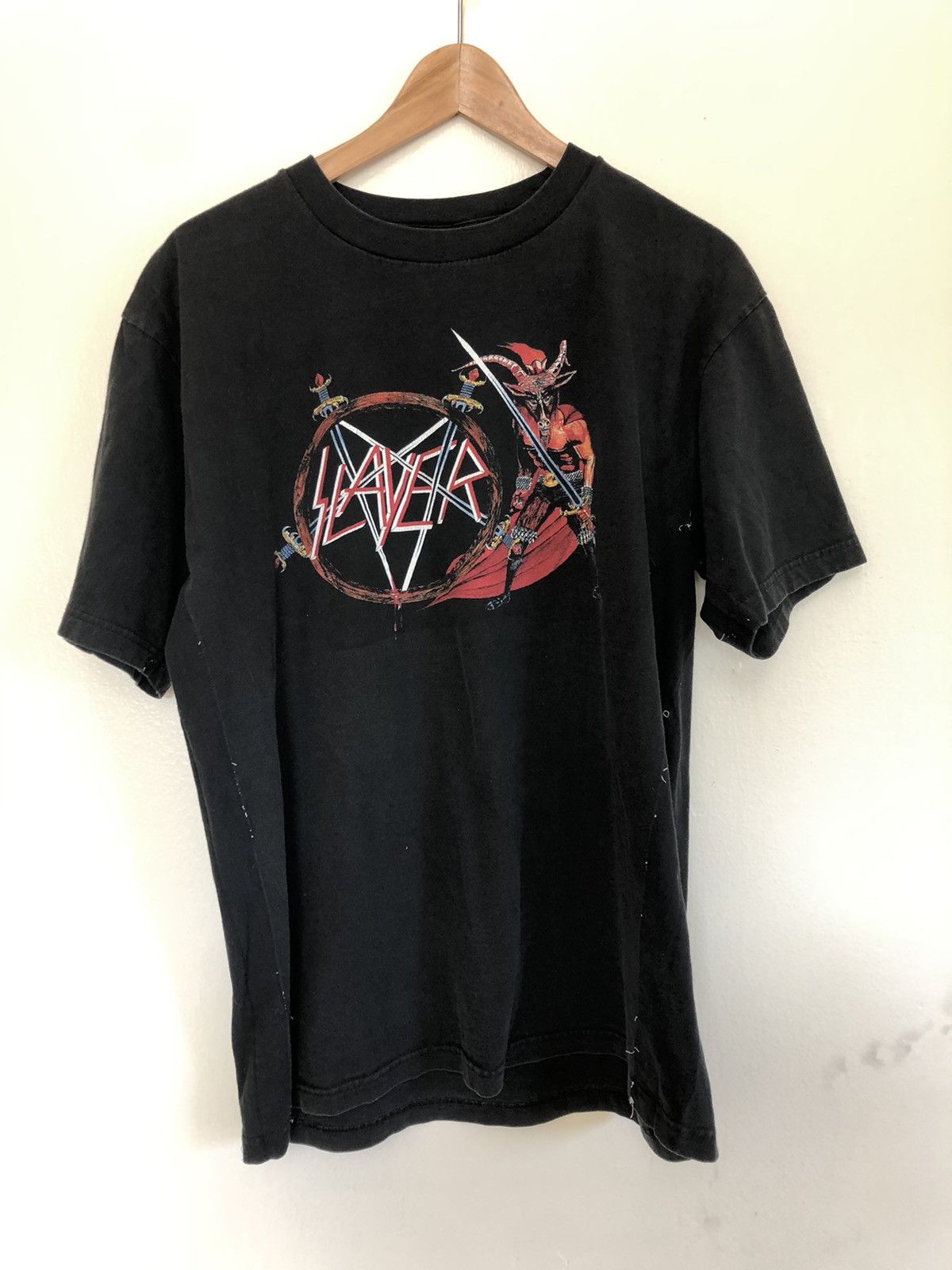 Vintage Slayer 1980s remake Tee | Grailed