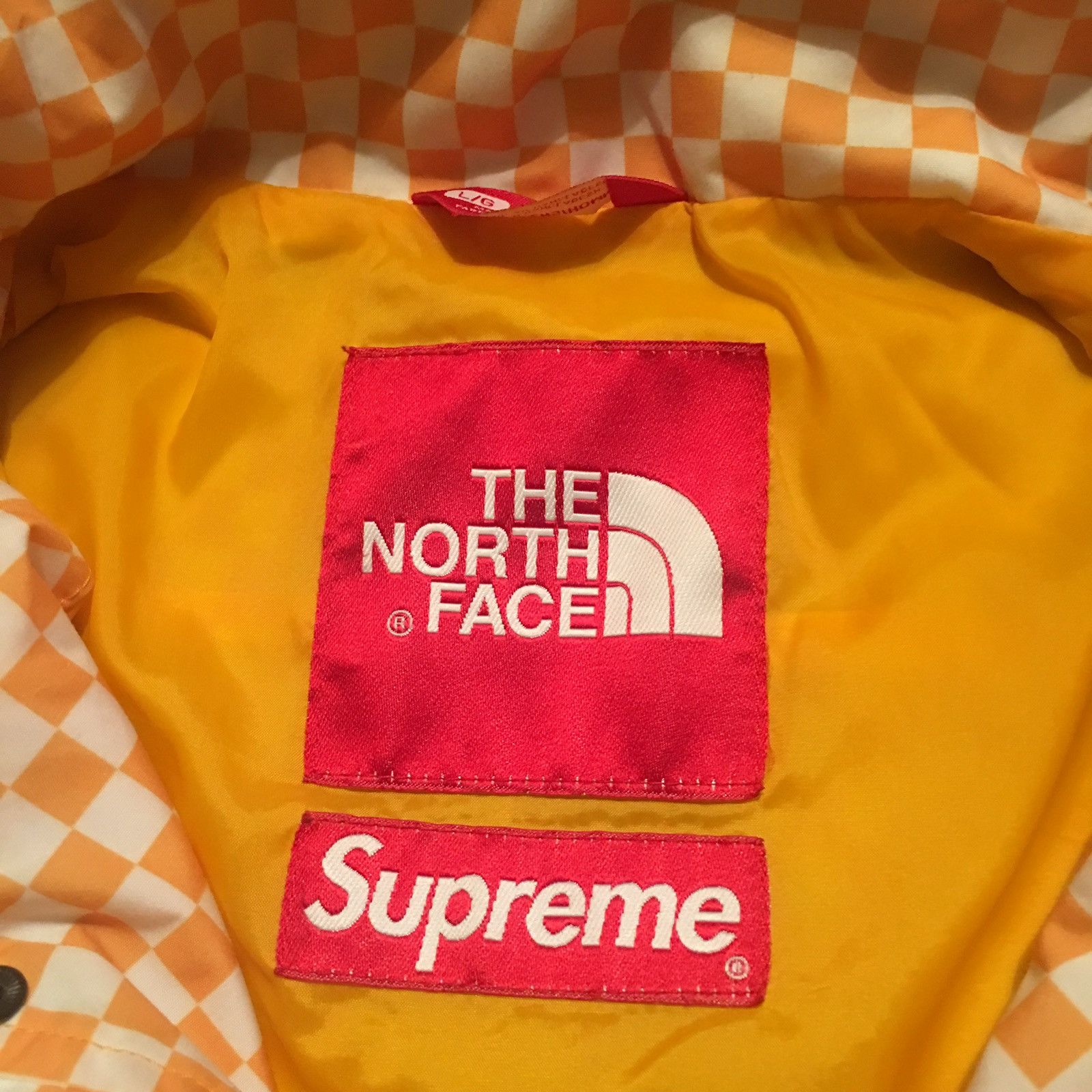 Supreme Supreme X TNF The North Face Checkered Pullover Yellow Size US L / EU 52-54 / 3 - 7 Thumbnail