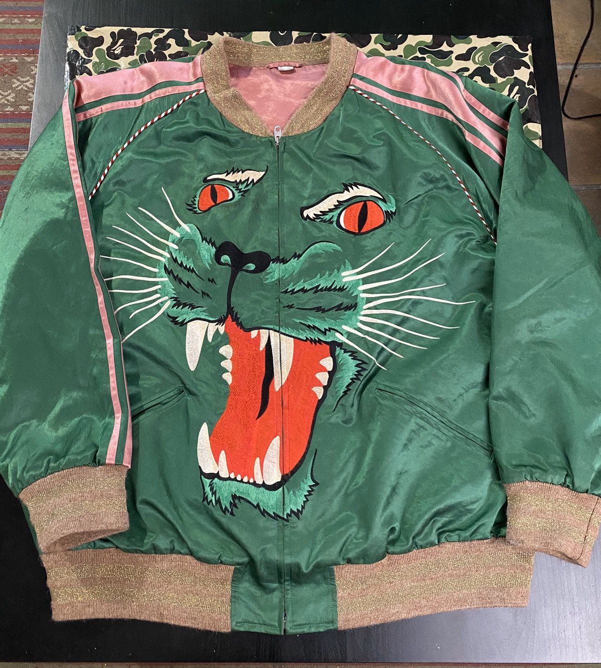 Gucci panther bomber jacket xxl -xxxl