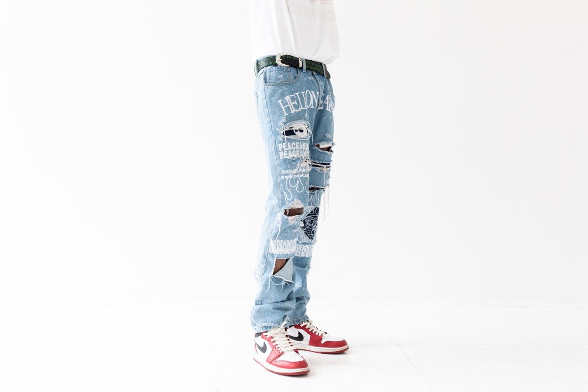 Ev Bravado Who Decides War Hell On Earth Denim Size US 30 / EU 46 - 6 Thumbnail