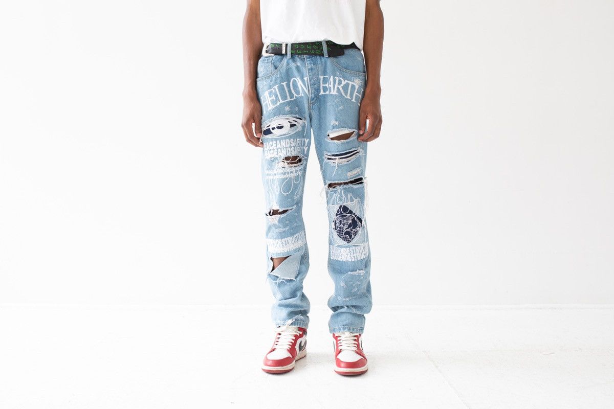Ev Bravado Who Decides War Hell On Earth Denim Size US 30 / EU 46 - 5 Thumbnail