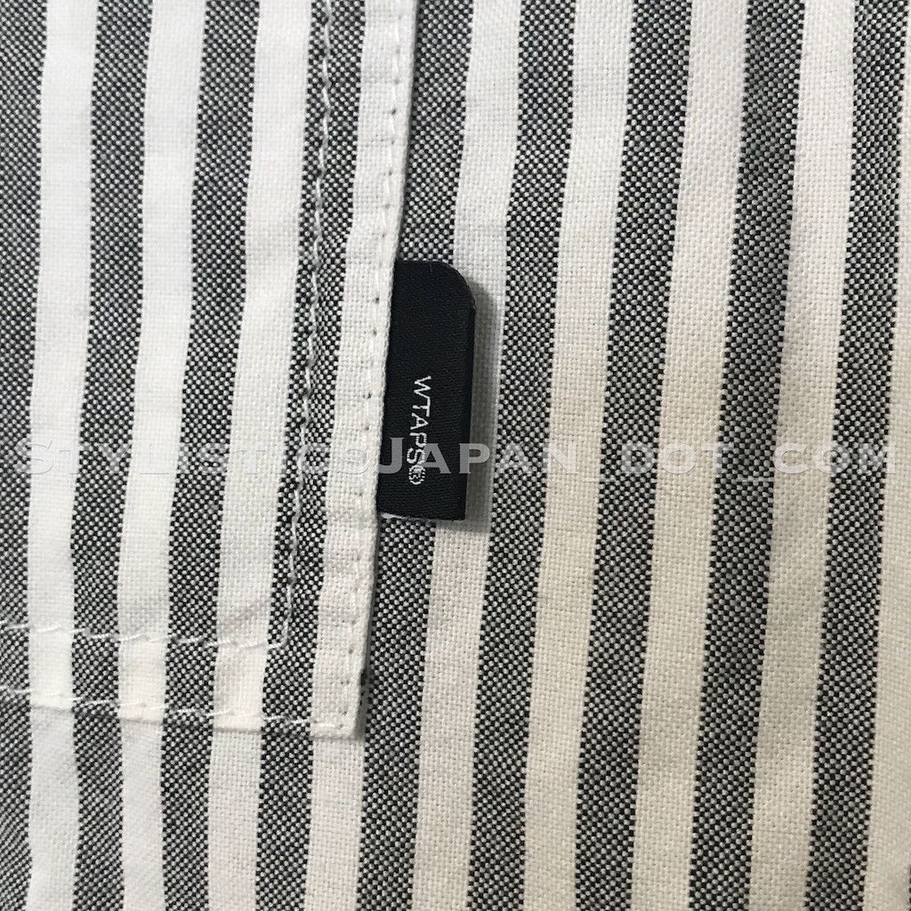Wtaps WTAPS SODA STRIPED S/S SHIRT BLACK/WHITE S Size US S / EU 44-46 / 1 - 4 Thumbnail