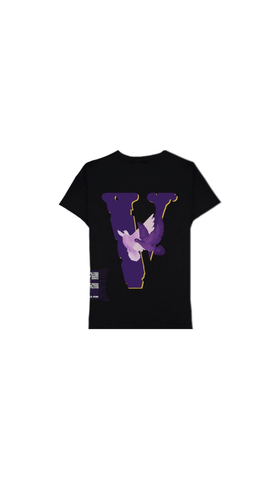 Vlone Doves Black Shirt - size Large