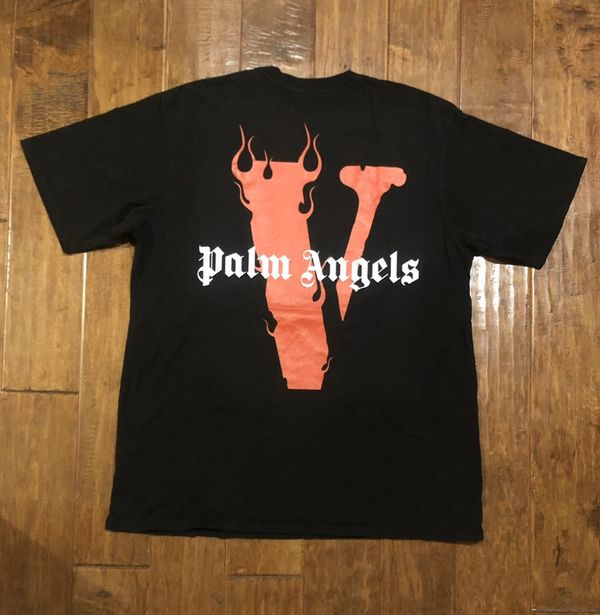 Vlone red best sale staple tee