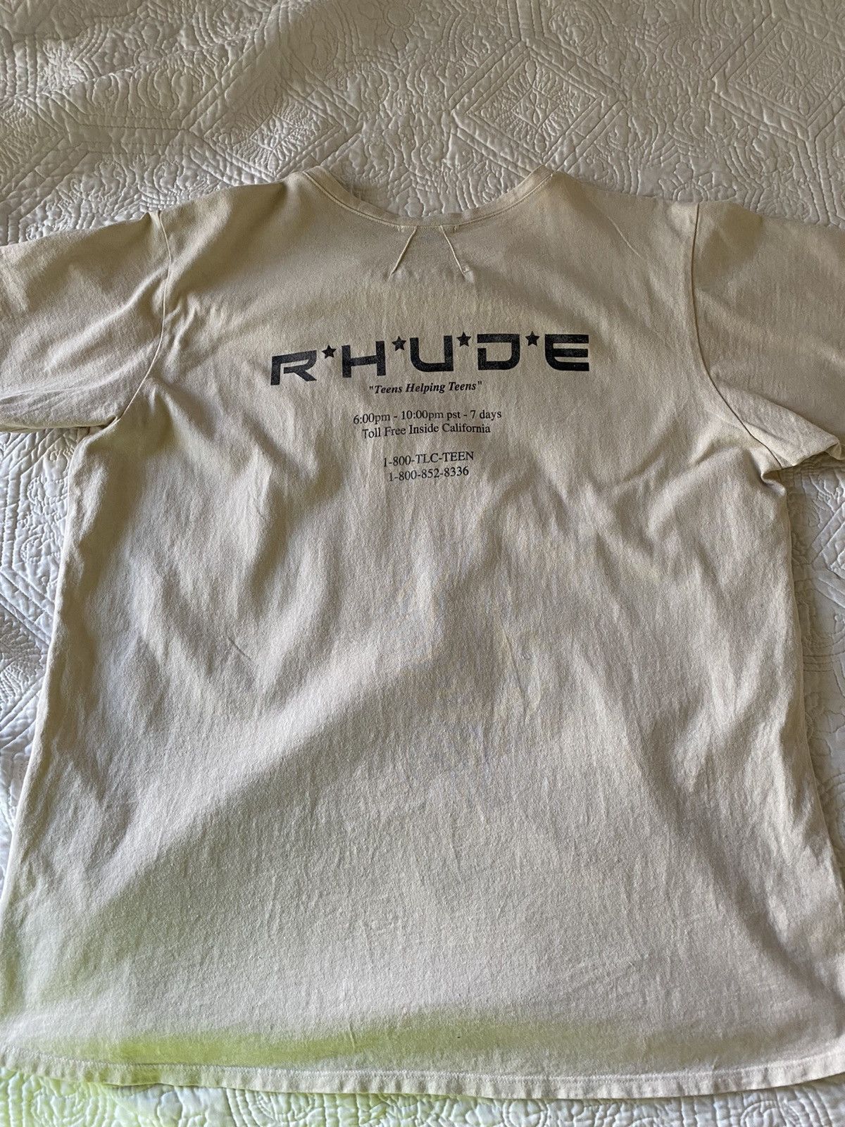 Rhude I’m Close To Giving Up Tee Size US XL / EU 56 / 4 - 4 Thumbnail