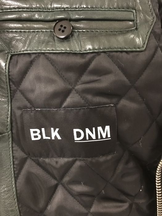 Blk Dnm Green 5 Leather Jacket | Grailed