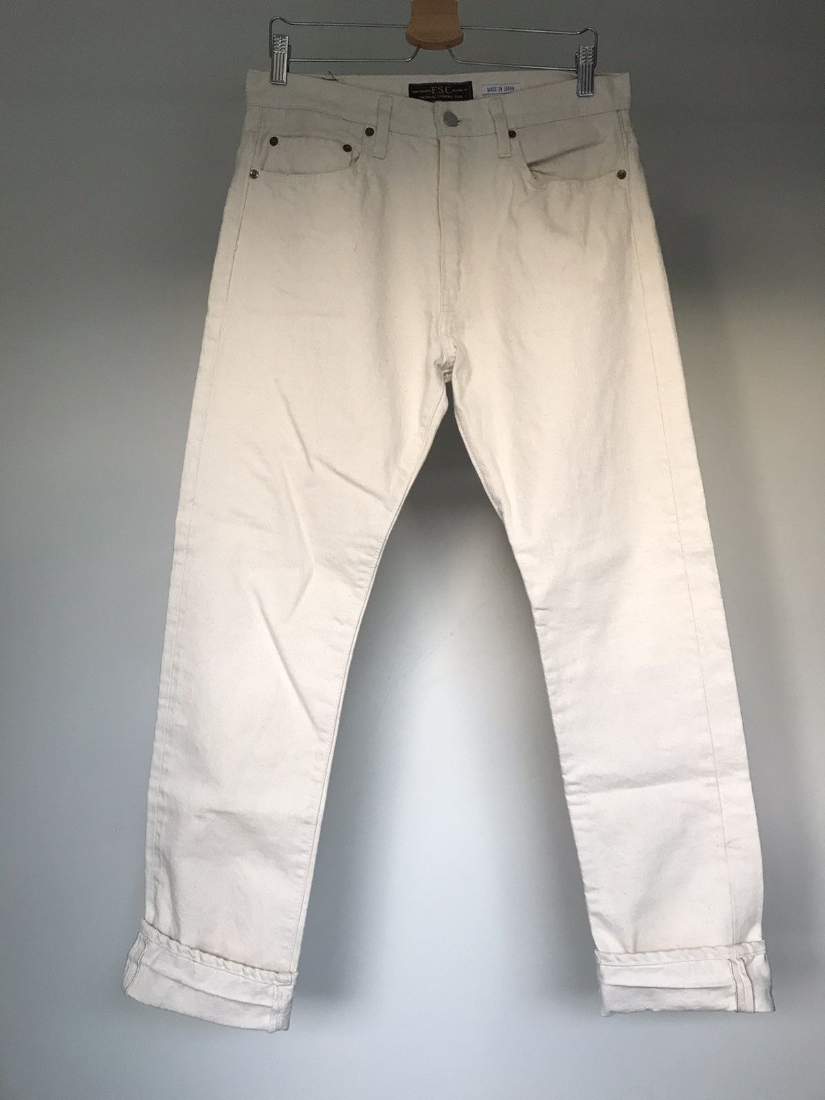 Freemans Sporting Club FSC Selvedge Button Fly Indigo Jeans Size US 34 / EU 50 - 1 Thumbnail