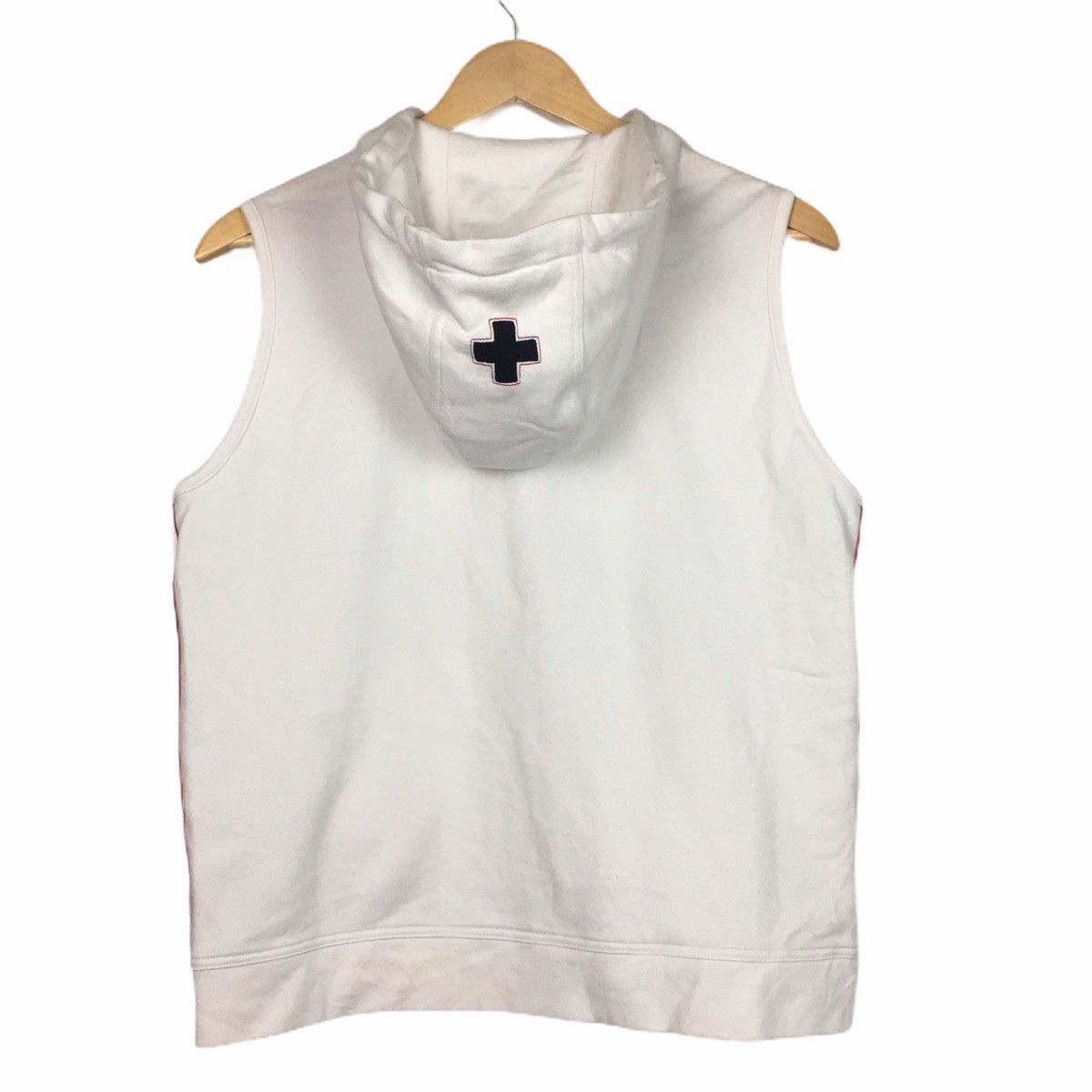 Jean Charles De Castelbajac × Vintage Jean Charles de Castelbajac Sport Zip Up Sleeveless Hoodie Size US M / EU 48-50 / 2 - 5 Thumbnail
