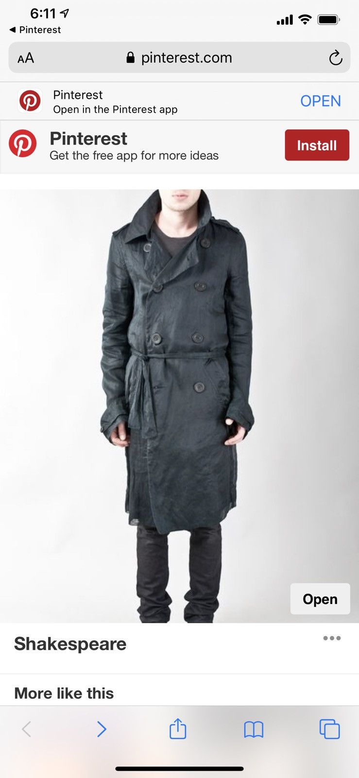 rick owens coat sale