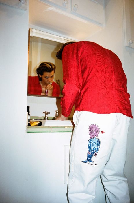 Supreme Supreme Daniel Johnston Embroidered Work Pant (White