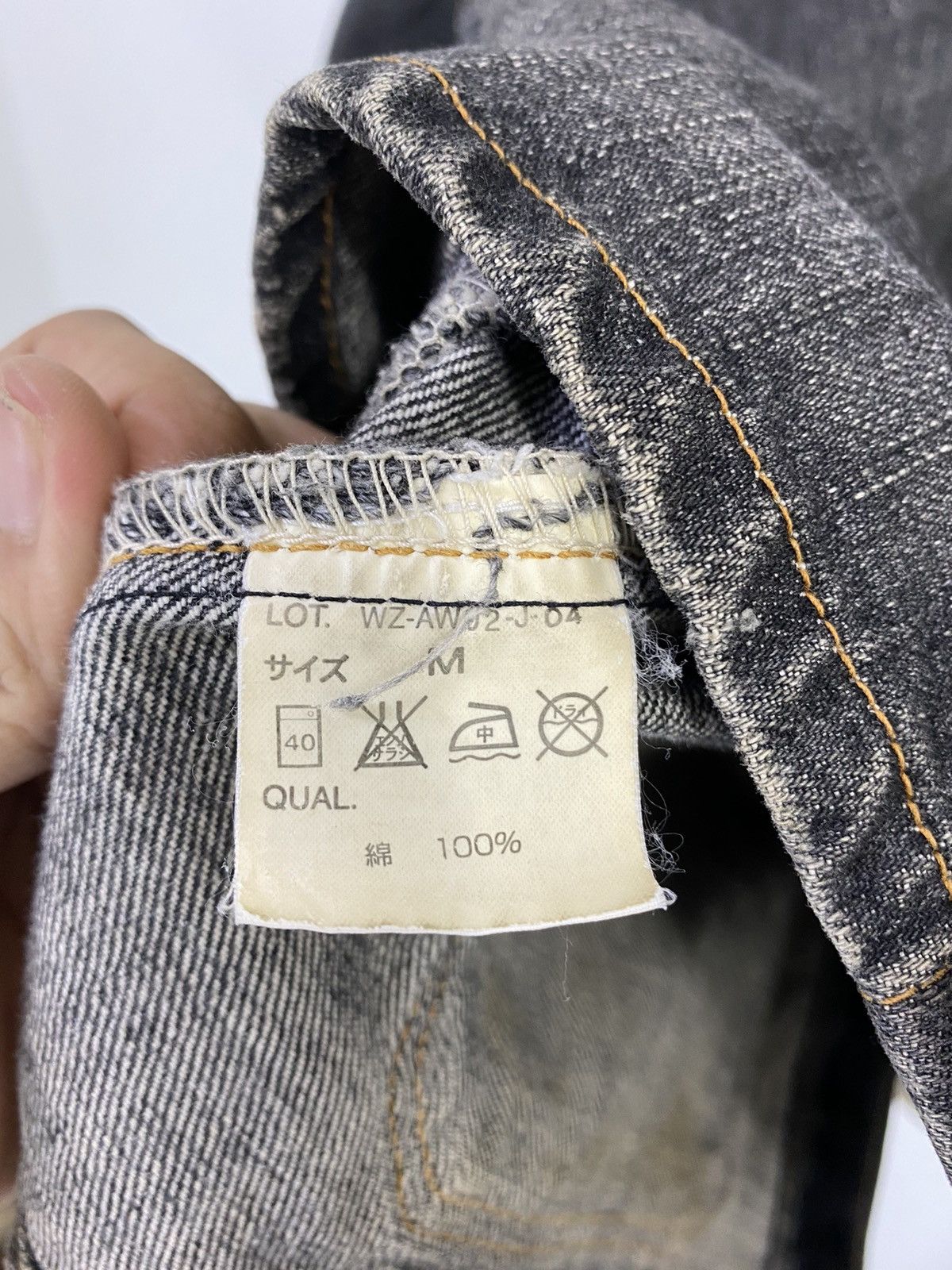 WHIZ LIMITED Whiz Limited Distressed Denim Jacket Nice Design Size US M / EU 48-50 / 2 - 8 Thumbnail