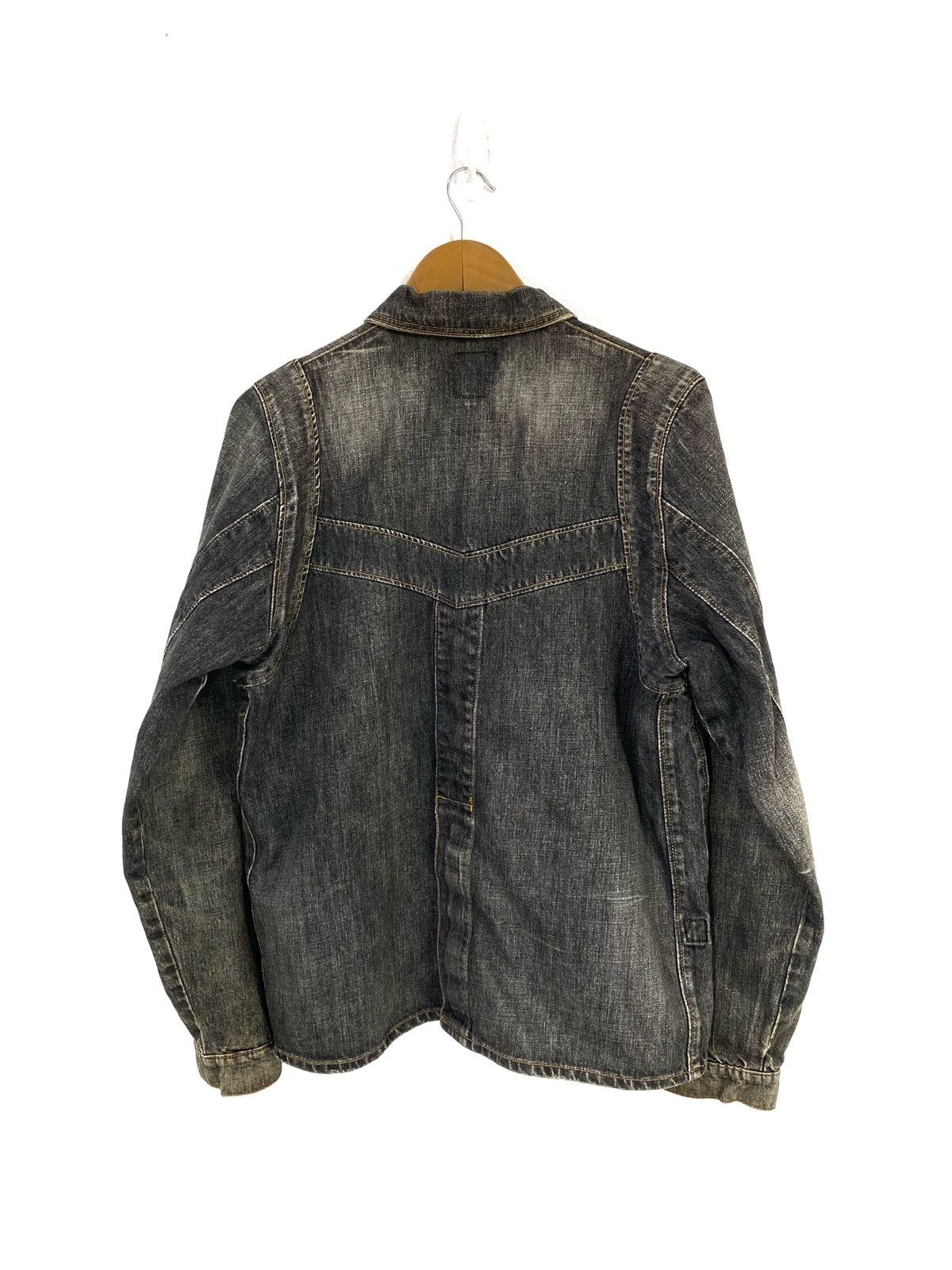 WHIZ LIMITED Whiz Limited Distressed Denim Jacket Nice Design Size US M / EU 48-50 / 2 - 2 Thumbnail