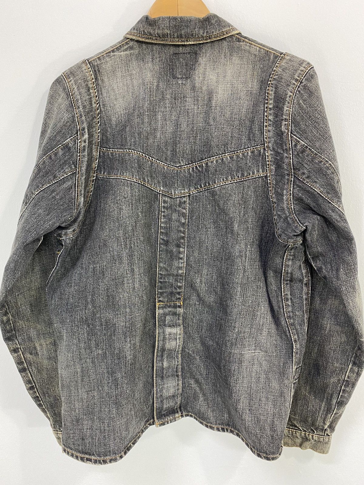WHIZ LIMITED Whiz Limited Distressed Denim Jacket Nice Design Size US M / EU 48-50 / 2 - 7 Thumbnail