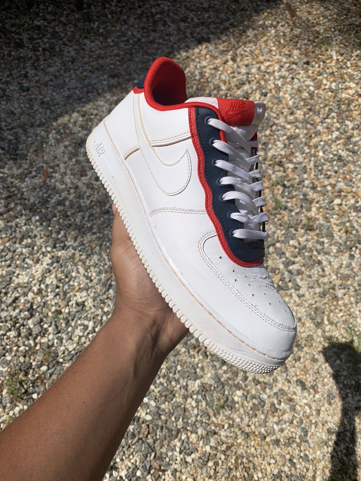 Nike Air Force 1 '07 LV8 Double Layer - Obsidian Red 2019 Size 11