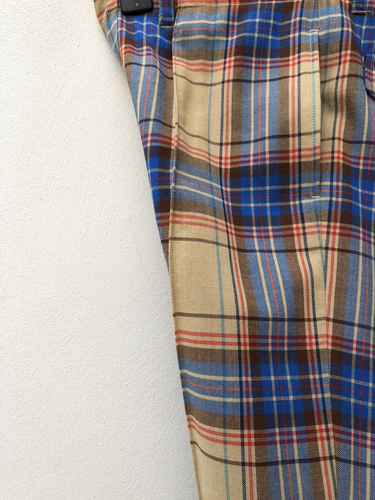 Katharine Hamnett London KH Made in Japan Checkered Wool Blend Trouser Size US 30 / EU 46 - 11 Thumbnail
