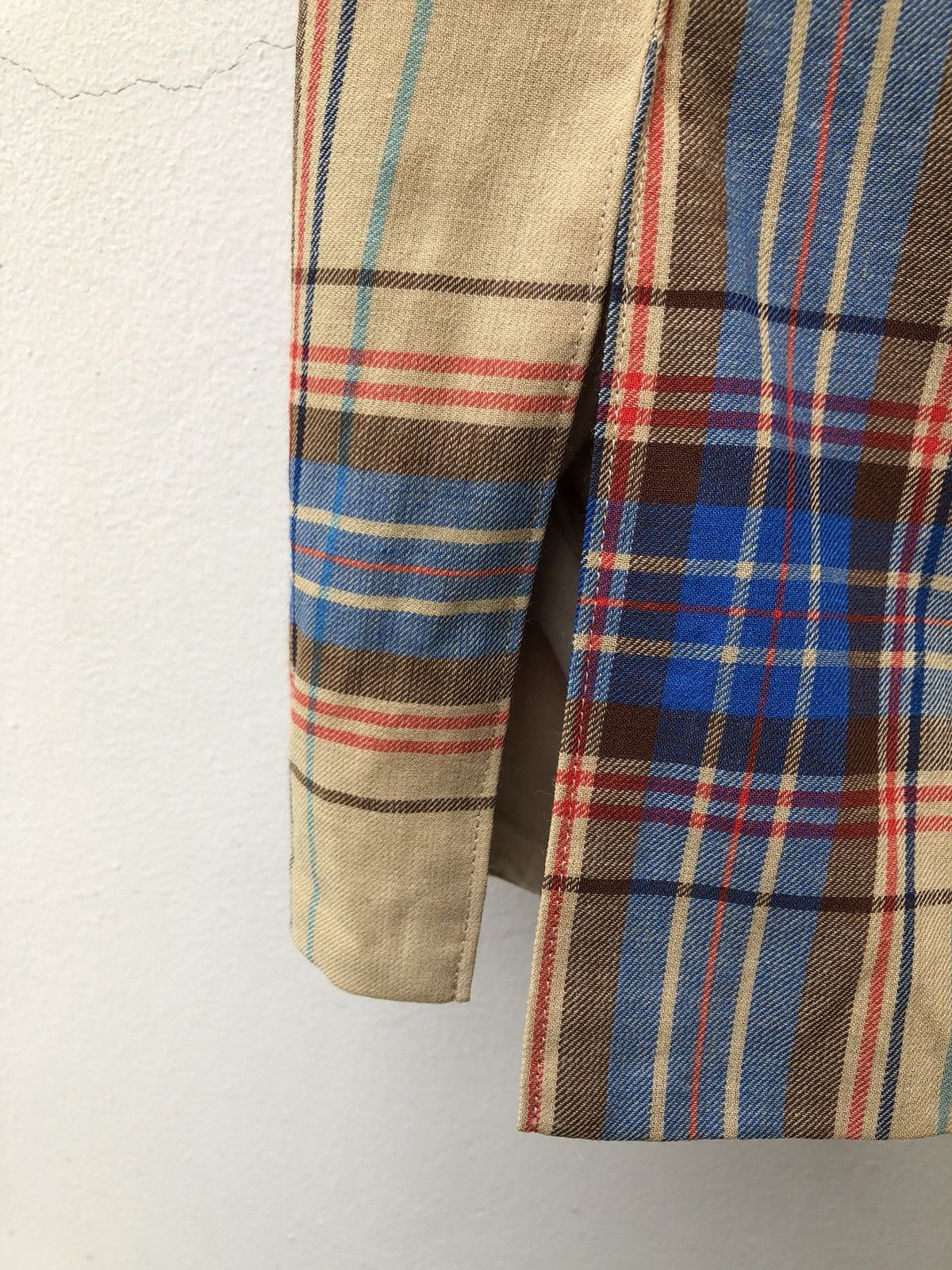 Katharine Hamnett London KH Made in Japan Checkered Wool Blend Trouser Size US 30 / EU 46 - 6 Thumbnail