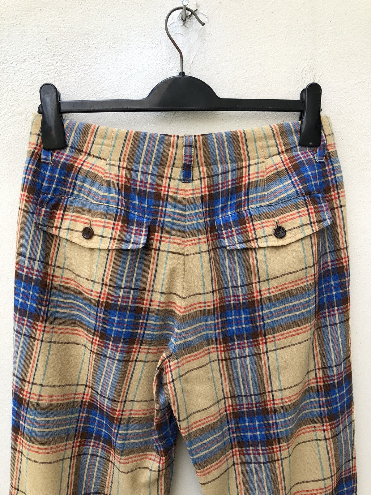 Katharine Hamnett London KH Made in Japan Checkered Wool Blend Trouser Size US 30 / EU 46 - 8 Thumbnail