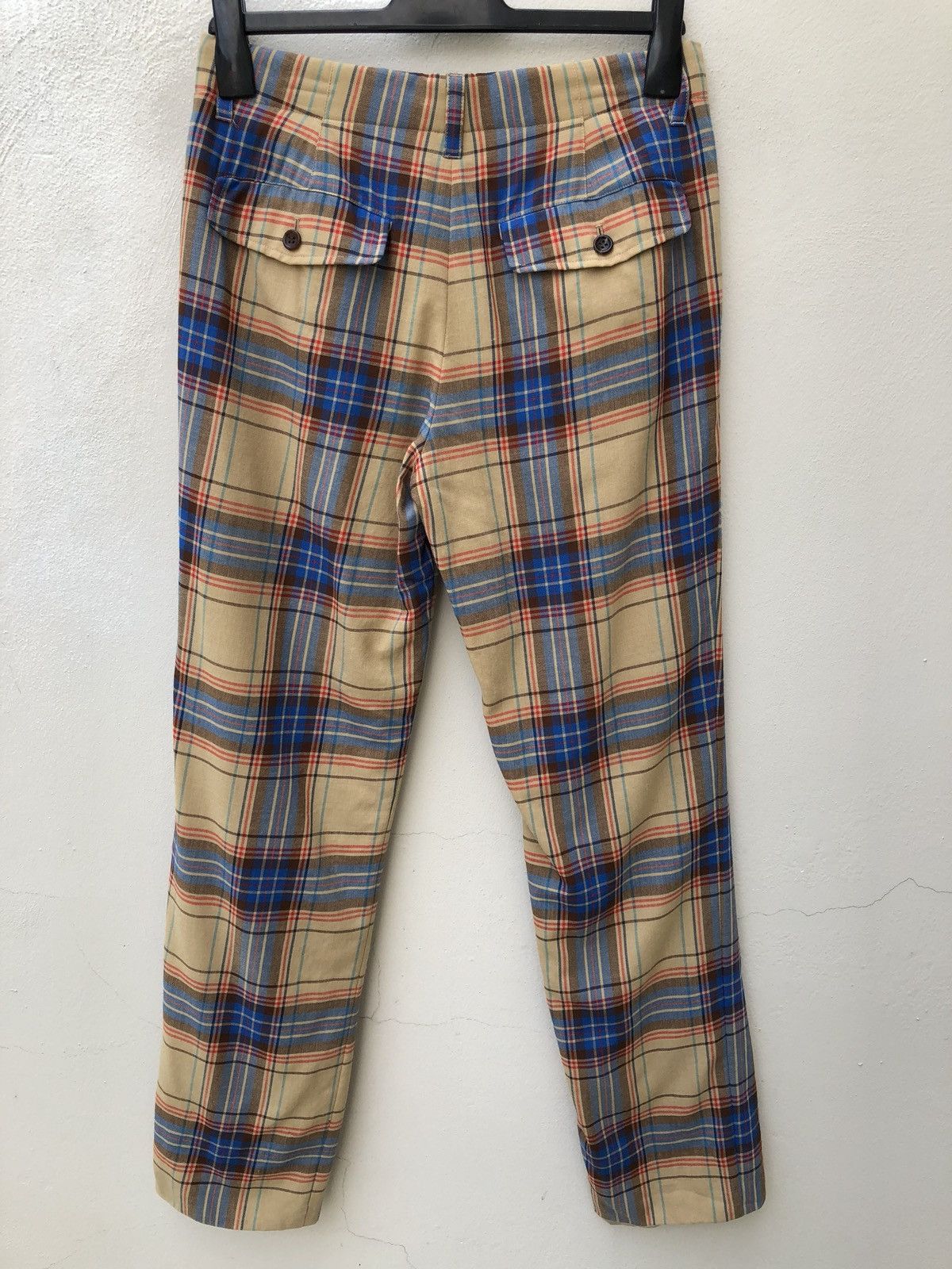 Katharine Hamnett London KH Made in Japan Checkered Wool Blend Trouser Size US 30 / EU 46 - 7 Thumbnail