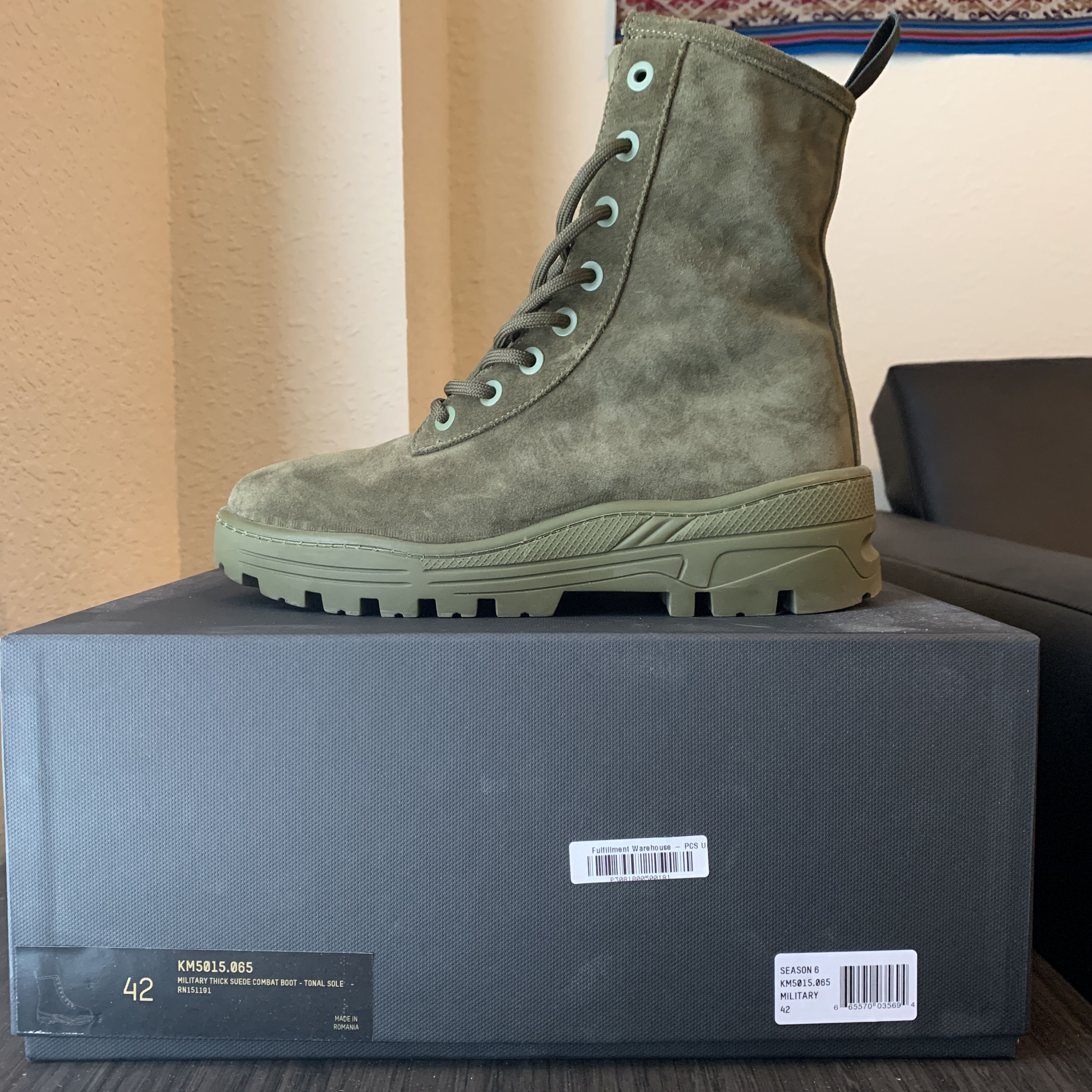 Yeezy Season Yeezy Season 6 Combat Boot | Grailed