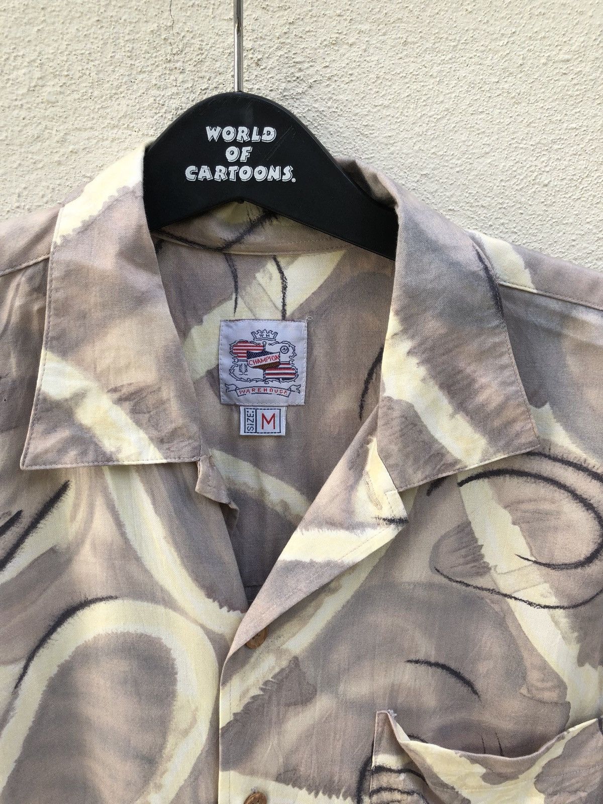 Warehouse Japan Brand Warehouse Abstract Pattern Hawaiian Rayon Size US M / EU 48-50 / 2 - 2 Thumbnail