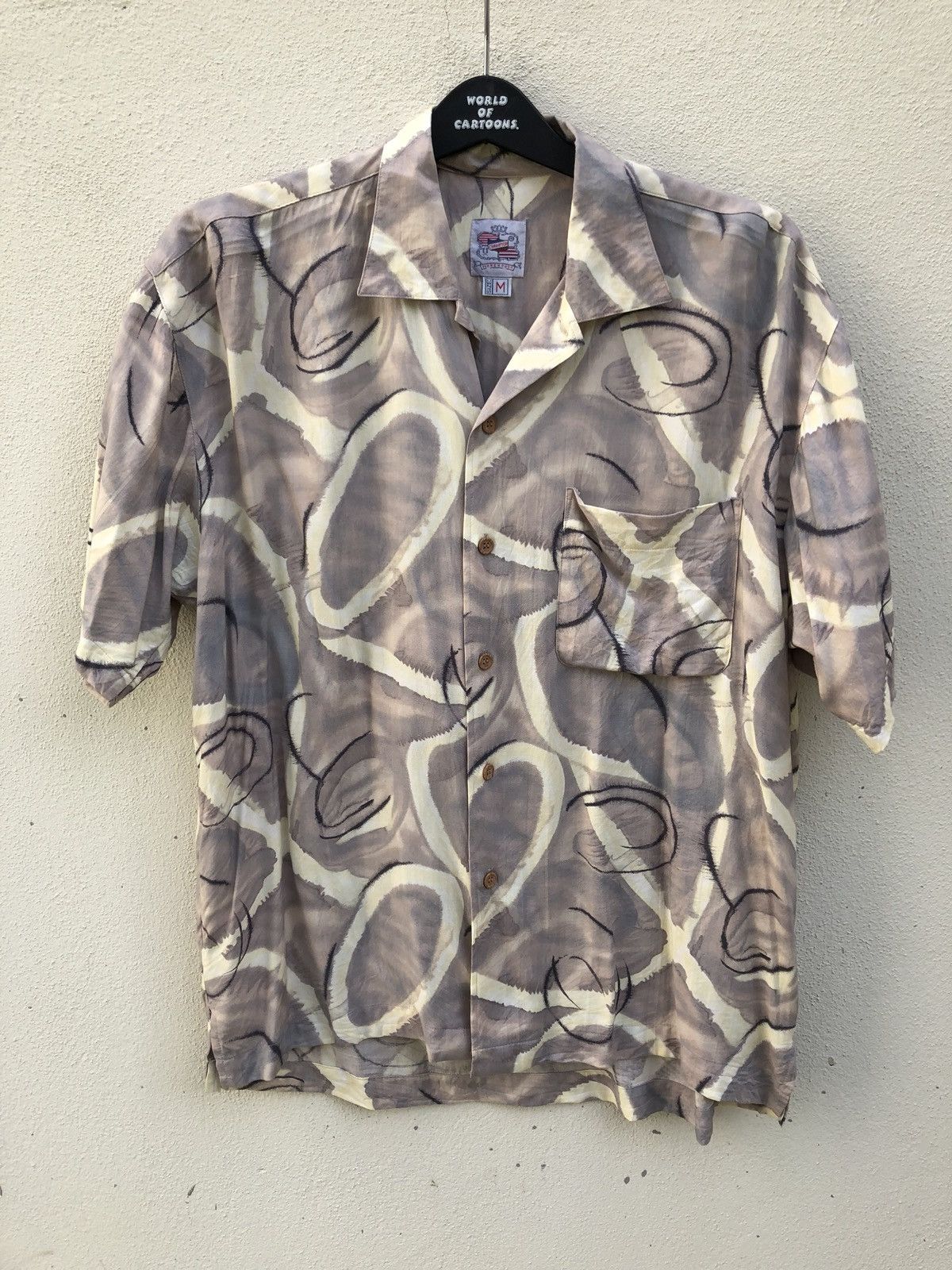 Warehouse Japan Brand Warehouse Abstract Pattern Hawaiian Rayon Size US M / EU 48-50 / 2 - 1 Thumbnail
