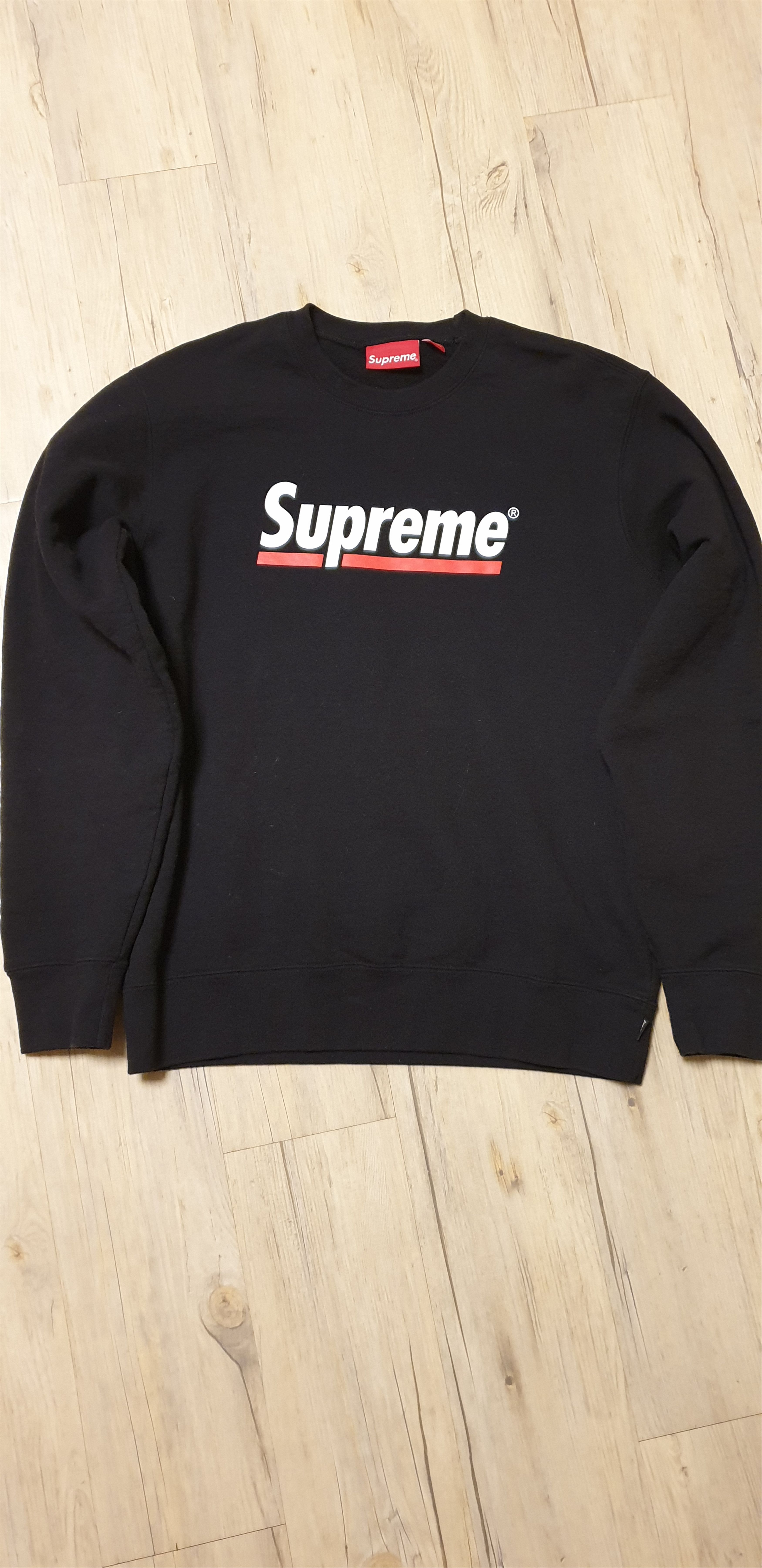 Supreme supreme underline crewneck | Grailed