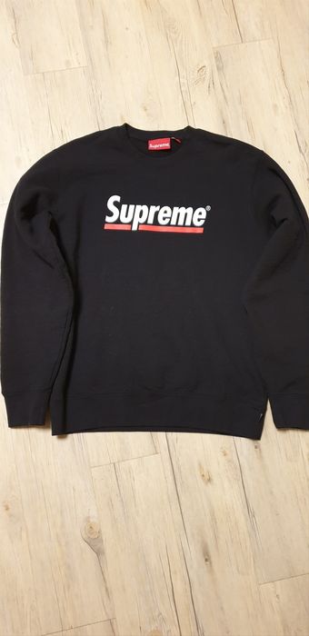 Supreme underline online crewneck