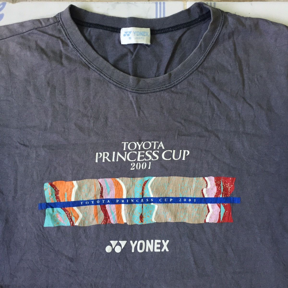 Japanese Brand Vintage Yonex Toyota Princess Cup 2001 Tshirt MADE IN JAPAN Size US S / EU 44-46 / 1 - 2 Thumbnail