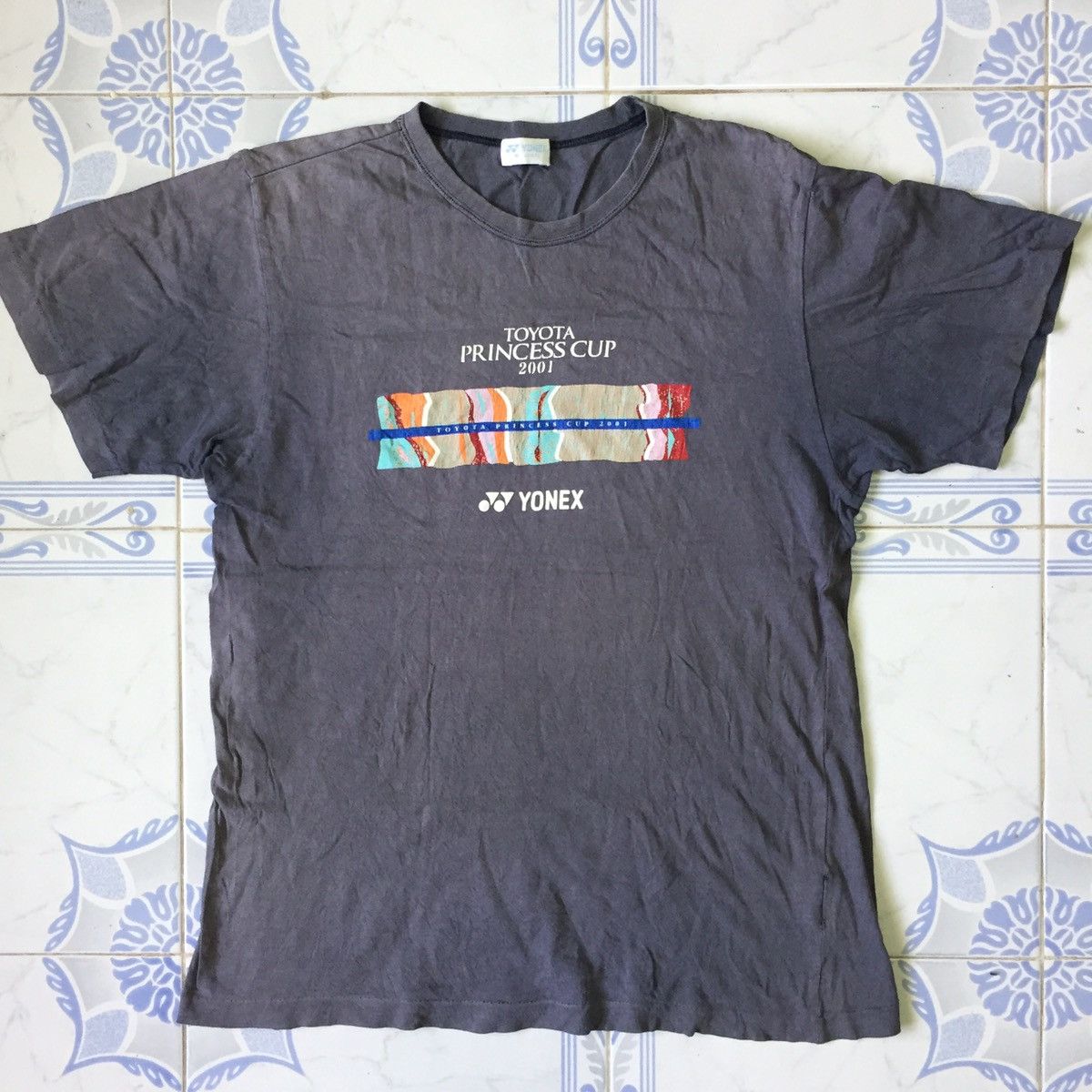 Japanese Brand Vintage Yonex Toyota Princess Cup 2001 Tshirt MADE IN JAPAN Size US S / EU 44-46 / 1 - 1 Thumbnail