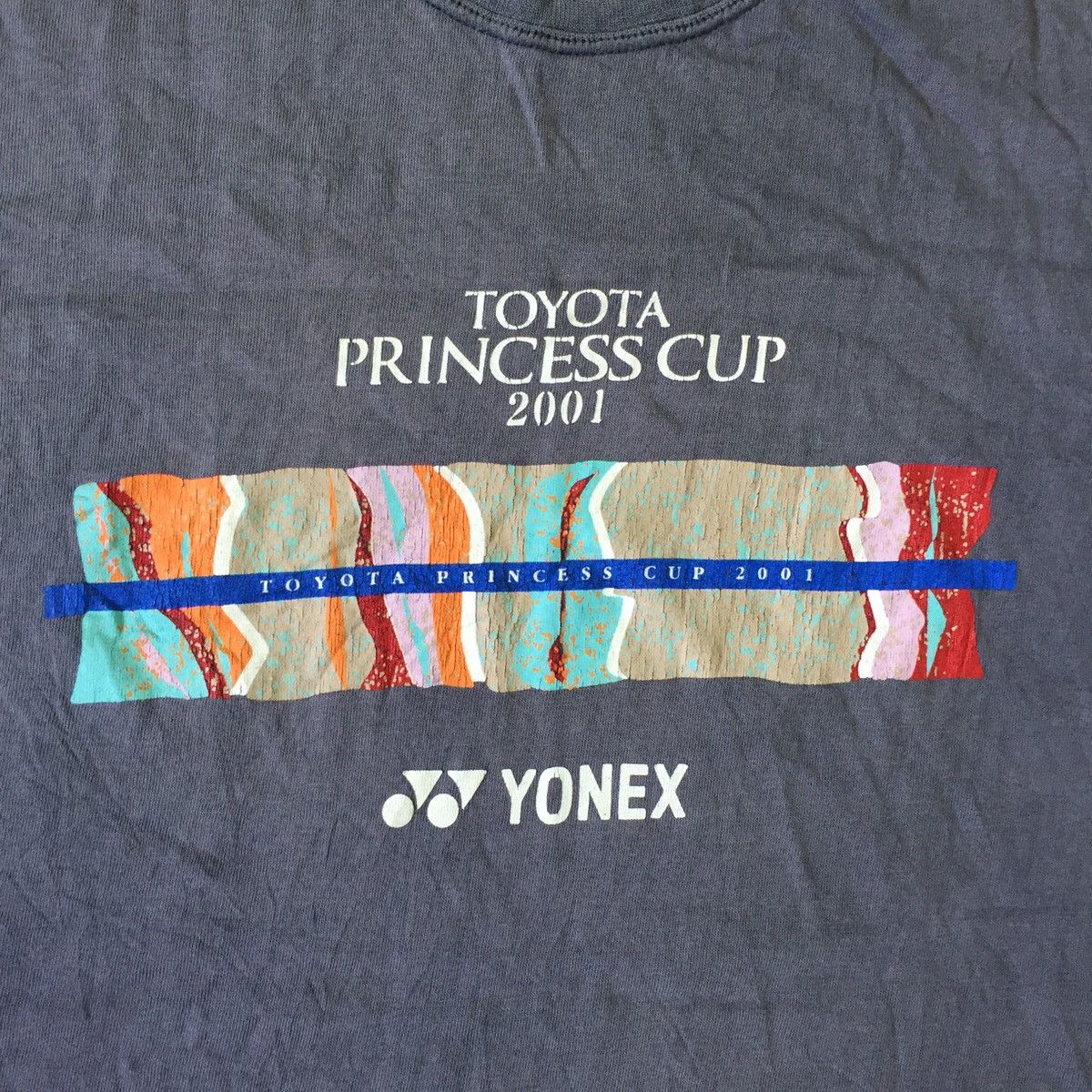 Japanese Brand Vintage Yonex Toyota Princess Cup 2001 Tshirt MADE IN JAPAN Size US S / EU 44-46 / 1 - 7 Thumbnail