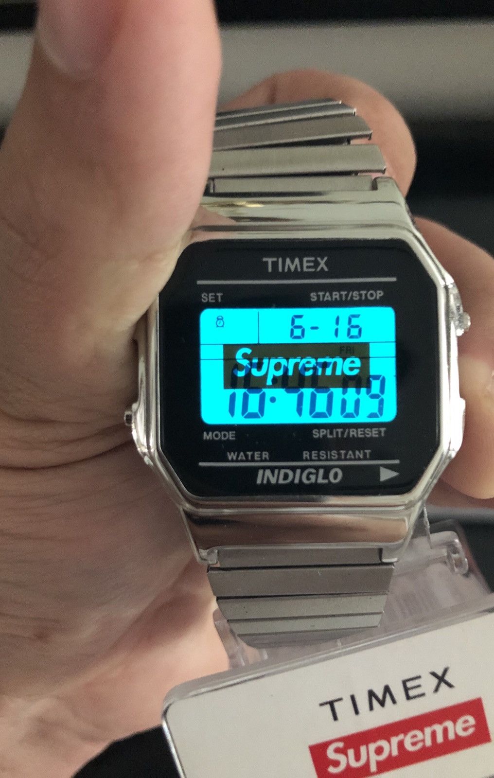 Supreme Timex Digital Watch Silver時計 - novalogi.com.mx