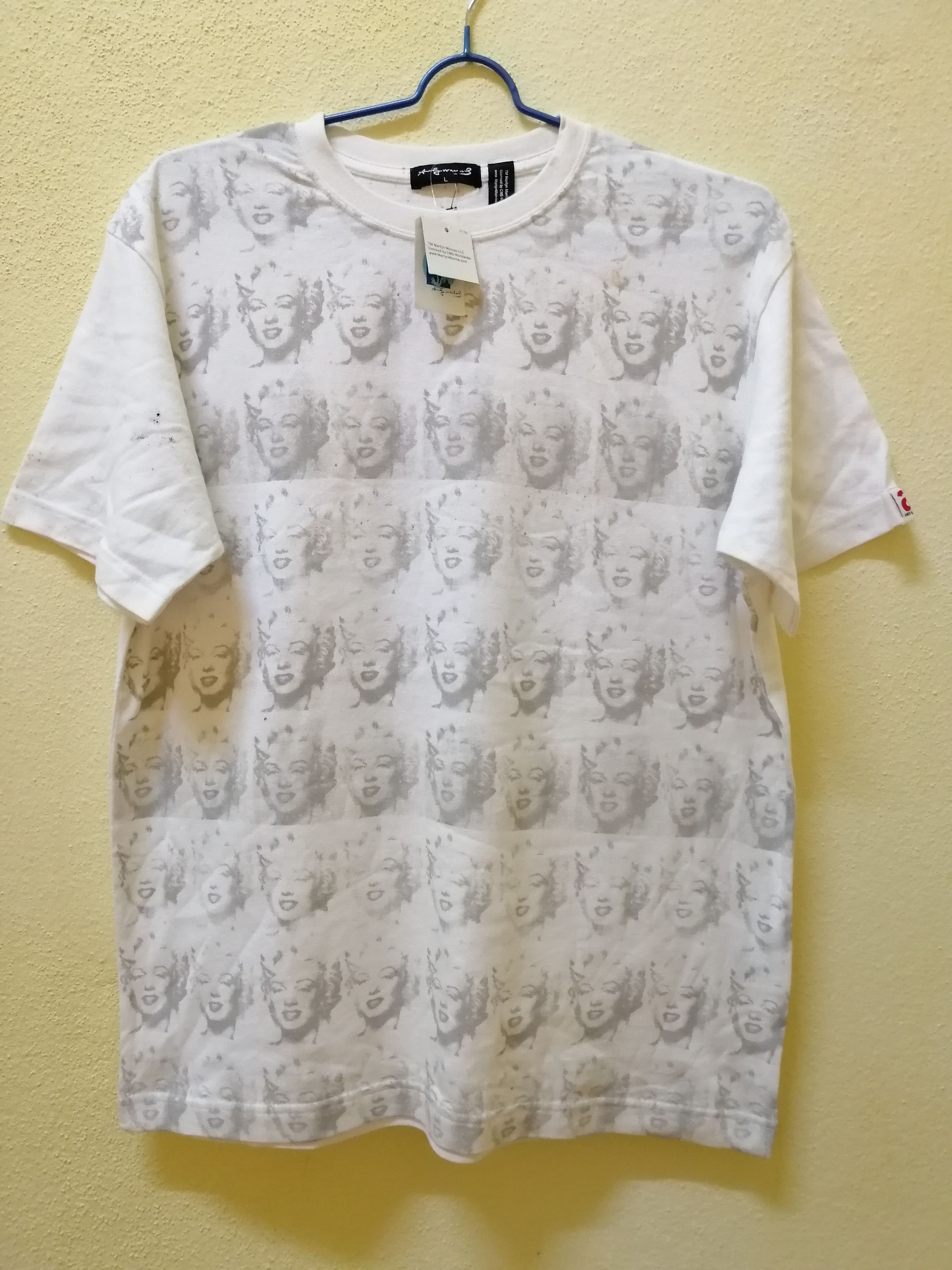 Andy Warhol Vintage Andy Warhol pop art Monroe t shirt Size US L / EU 52-54 / 3 - 6 Thumbnail
