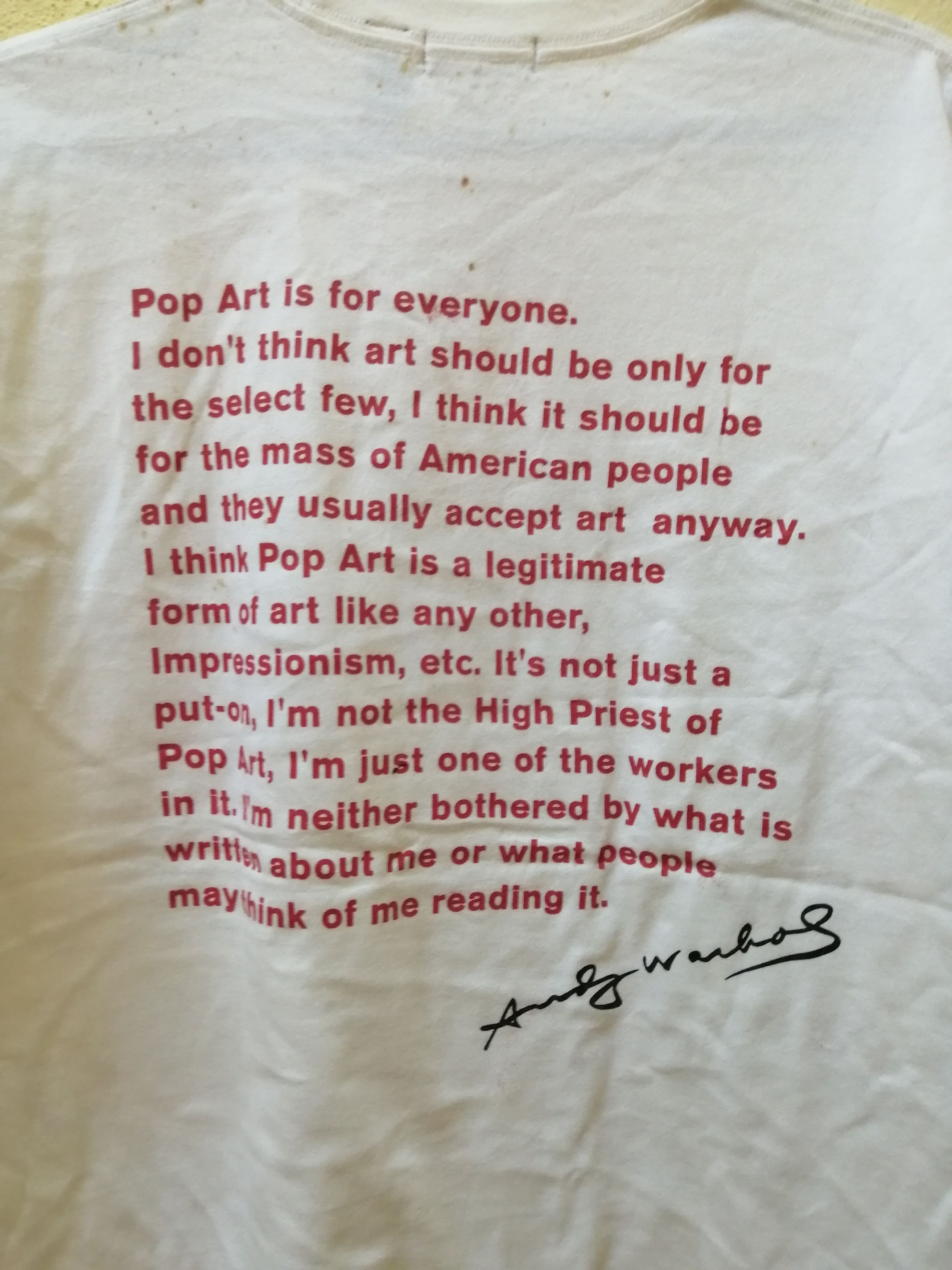 Andy Warhol Vintage Andy Warhol pop art Monroe t shirt Size US L / EU 52-54 / 3 - 2 Thumbnail