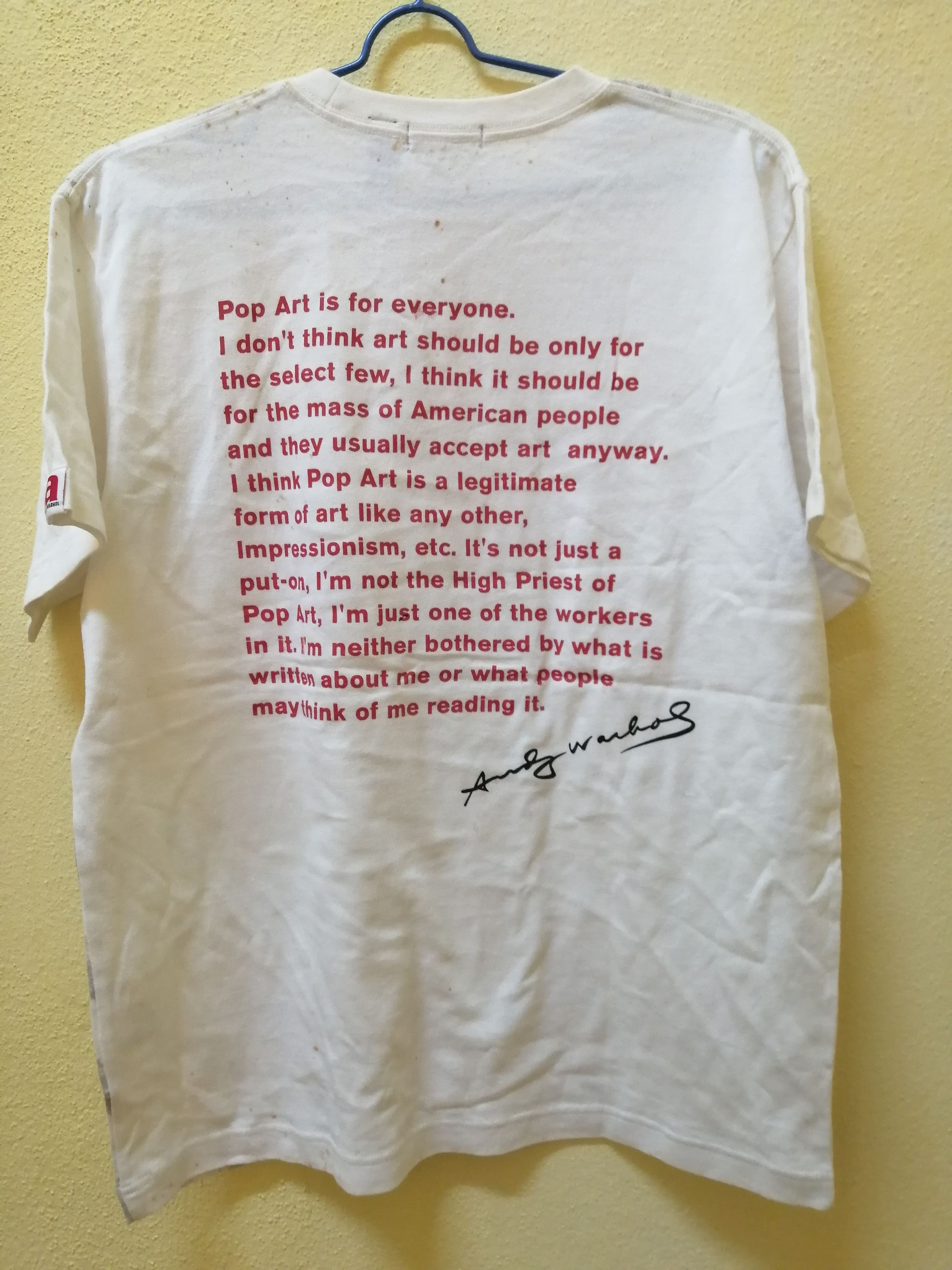 Andy Warhol Vintage Andy Warhol pop art Monroe t shirt Size US L / EU 52-54 / 3 - 3 Thumbnail