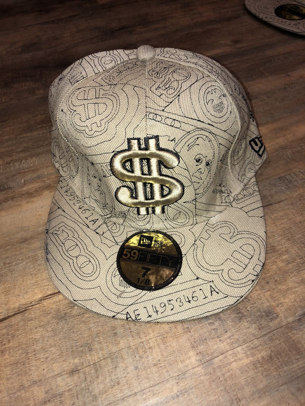 New Era MLB New Era Dollar Sign Money All Over Print Fitted Hat | Grailed