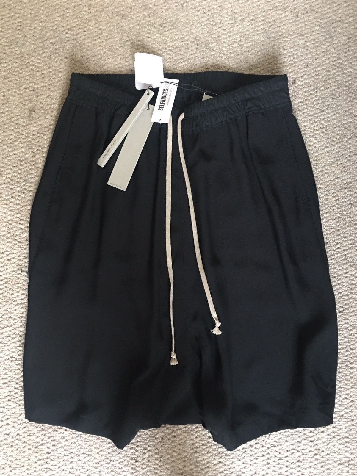 Rick Owens Pod Shorts - Silk/viscose - FW16 Mastodon | Grailed