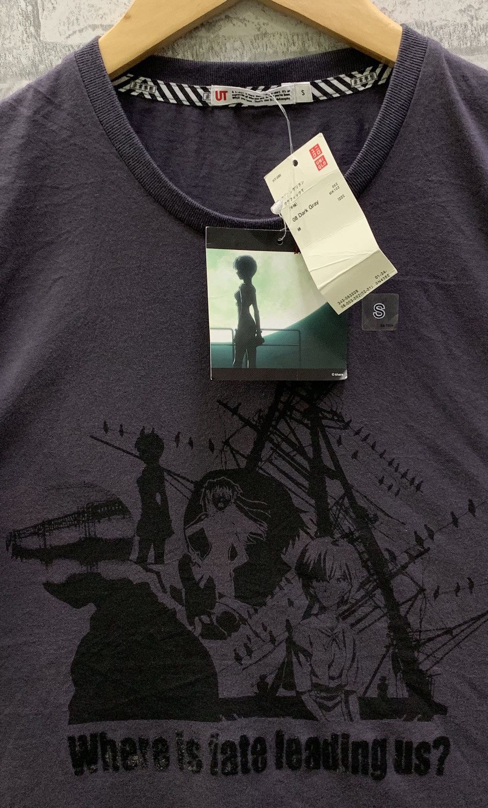 Uniqlo Evangelion X Uniqlo New With Tag Japanese Anime T-shirts Size US S / EU 44-46 / 1 - 7 Thumbnail